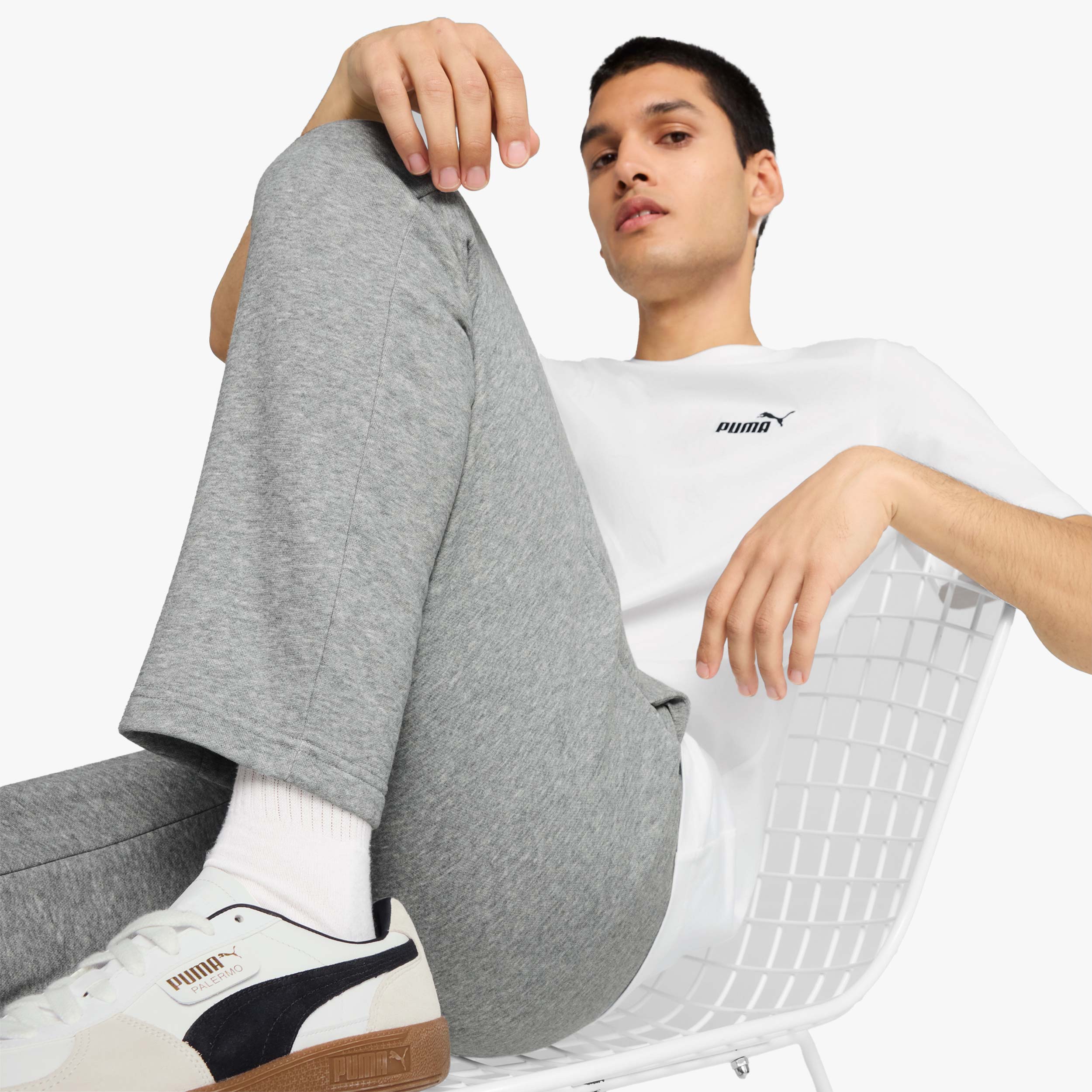 Puma Pantal&oacute;n Essentials No.1, GRIS, hi-res