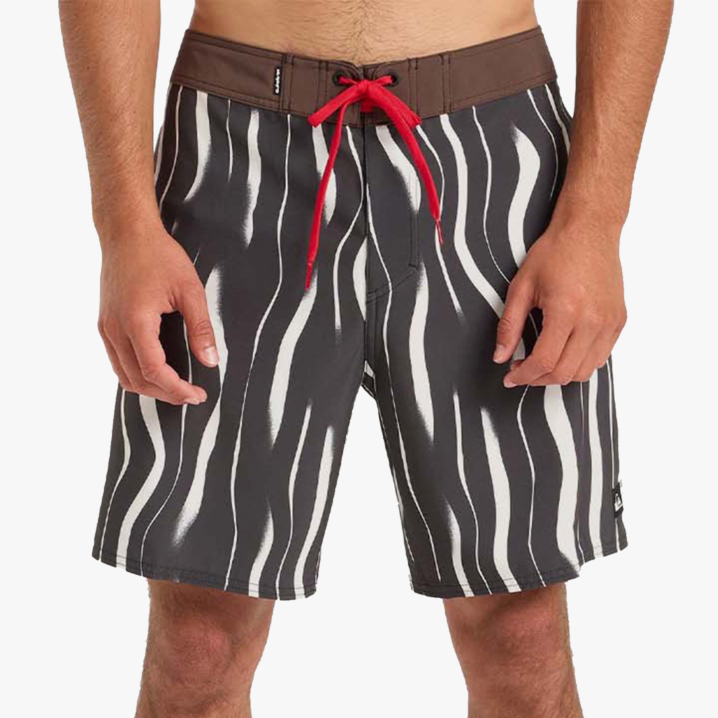Quiksilver Short Straight Leg 18, NEGRO, hi-res