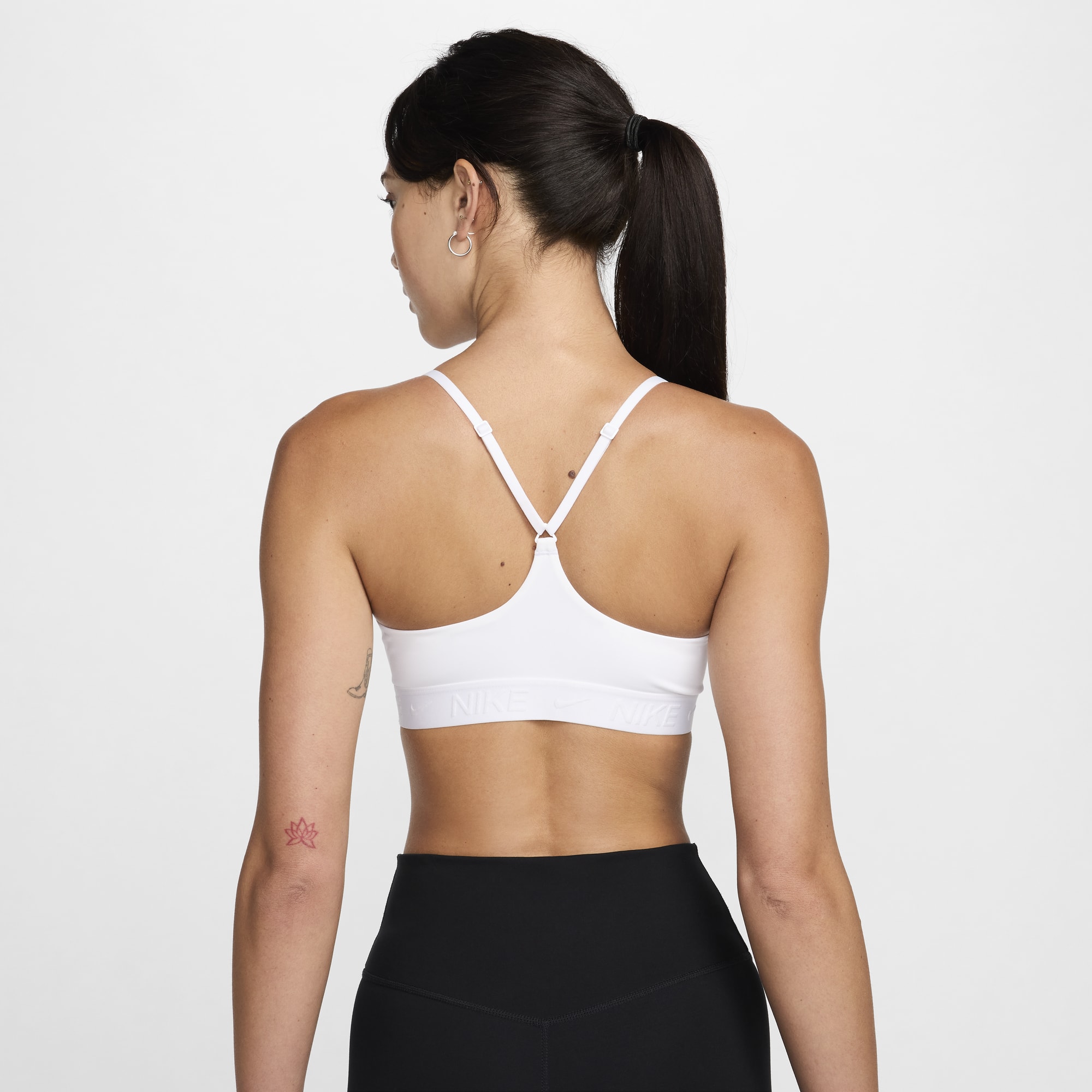Nike Top Deportivo Indy Light Support, BLANCO, hi-res