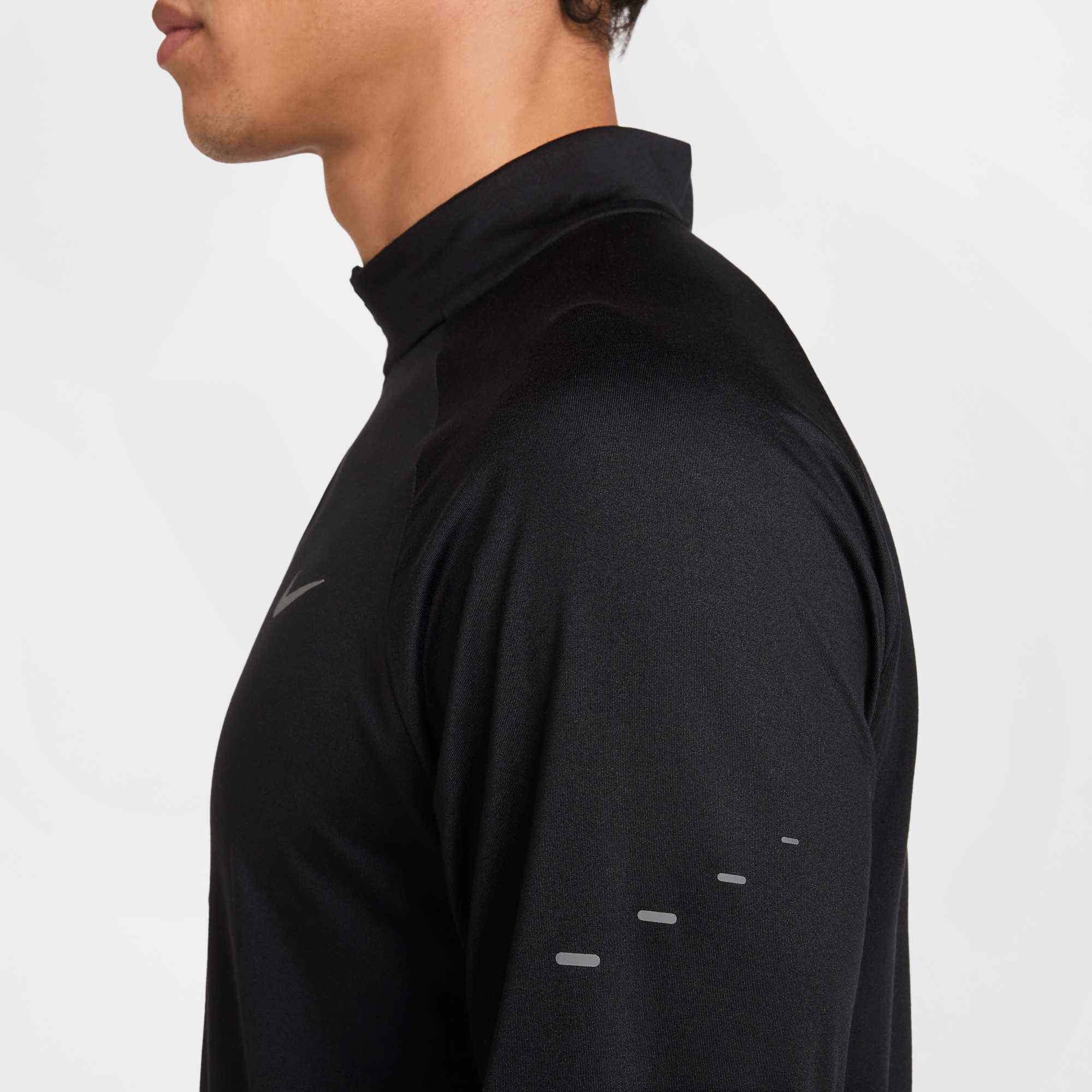 Nike Polera Dri-FIT 1/4-Zip Stride, NEGRO, hi-res