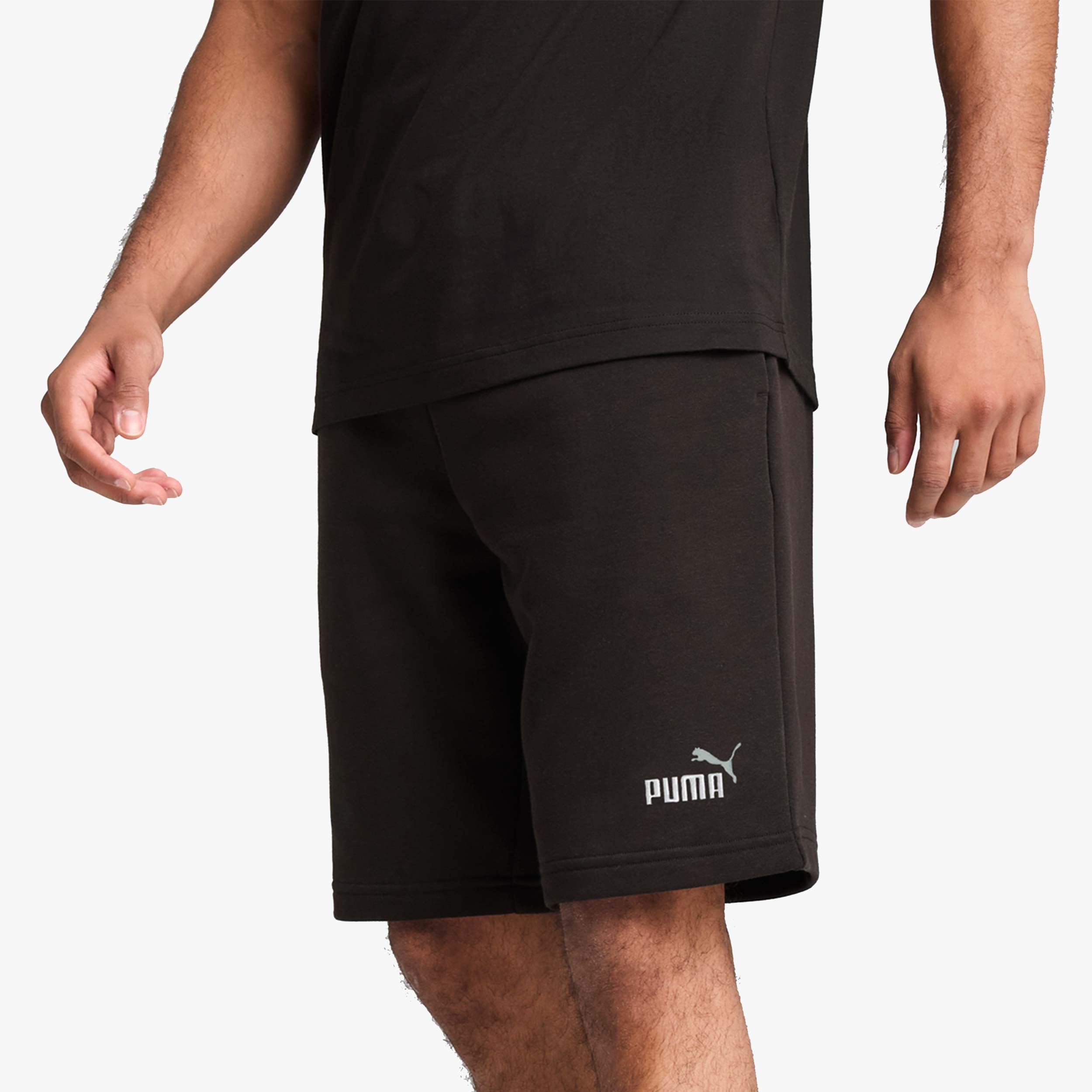 Puma Shorts Essentials 2 Colour No. 1 Logo, NEGRO, hi-res