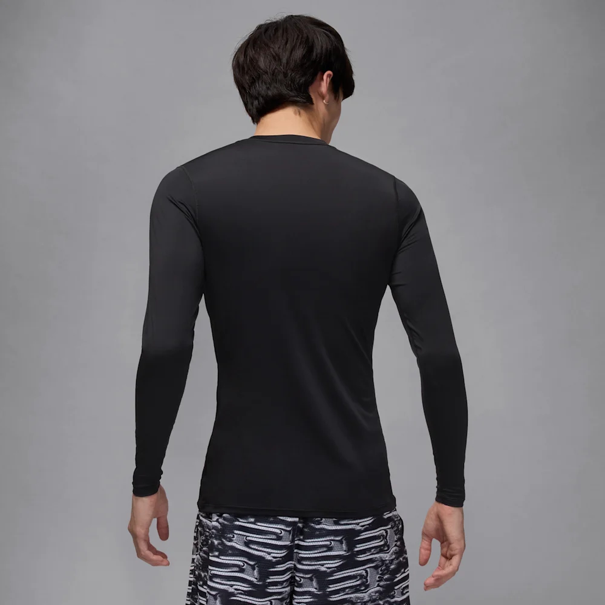 Jordan Polera manga larga Sport, NEGRO, hi-res