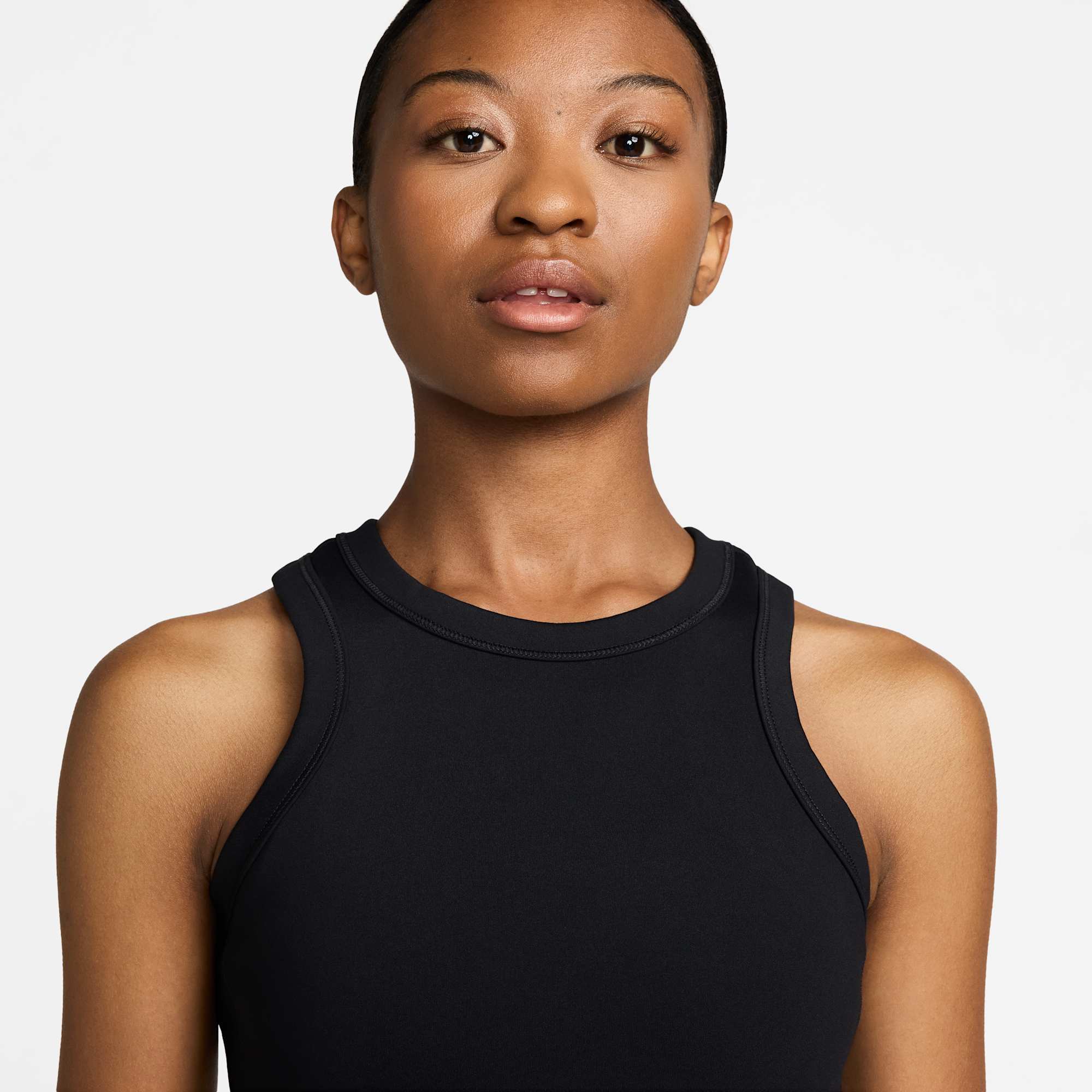 Nike One Fitted Dri-FIT, NEGRO, hi-res