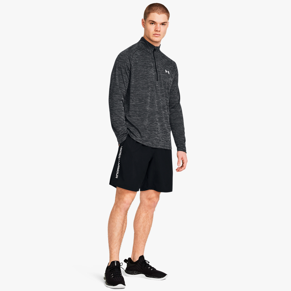 Under Armour Shorts Tech Woven Wordmark, NEGRO, hi-res
