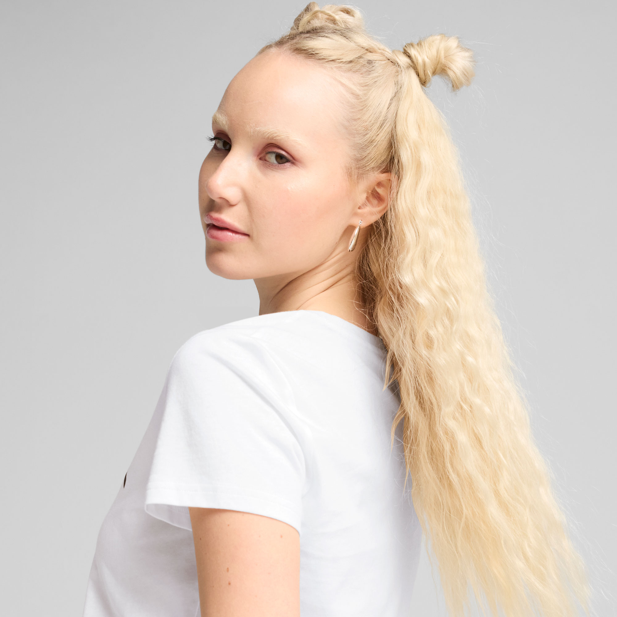 Puma Polera Essentials No. 1 Logo, BLANCO, hi-res
