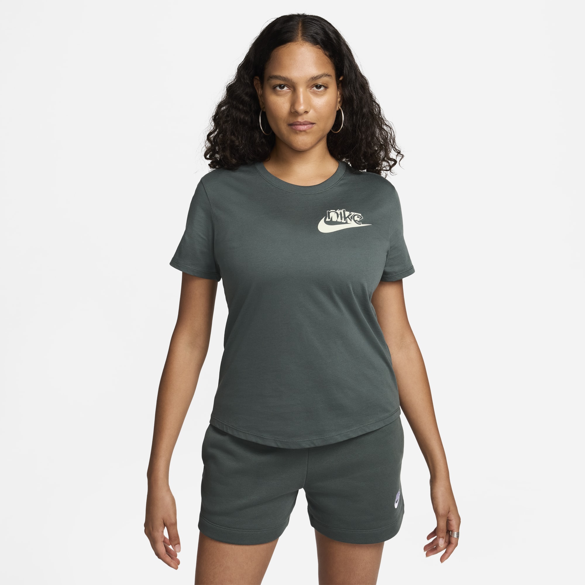 Nike Polera Sportswear, VERDE, hi-res