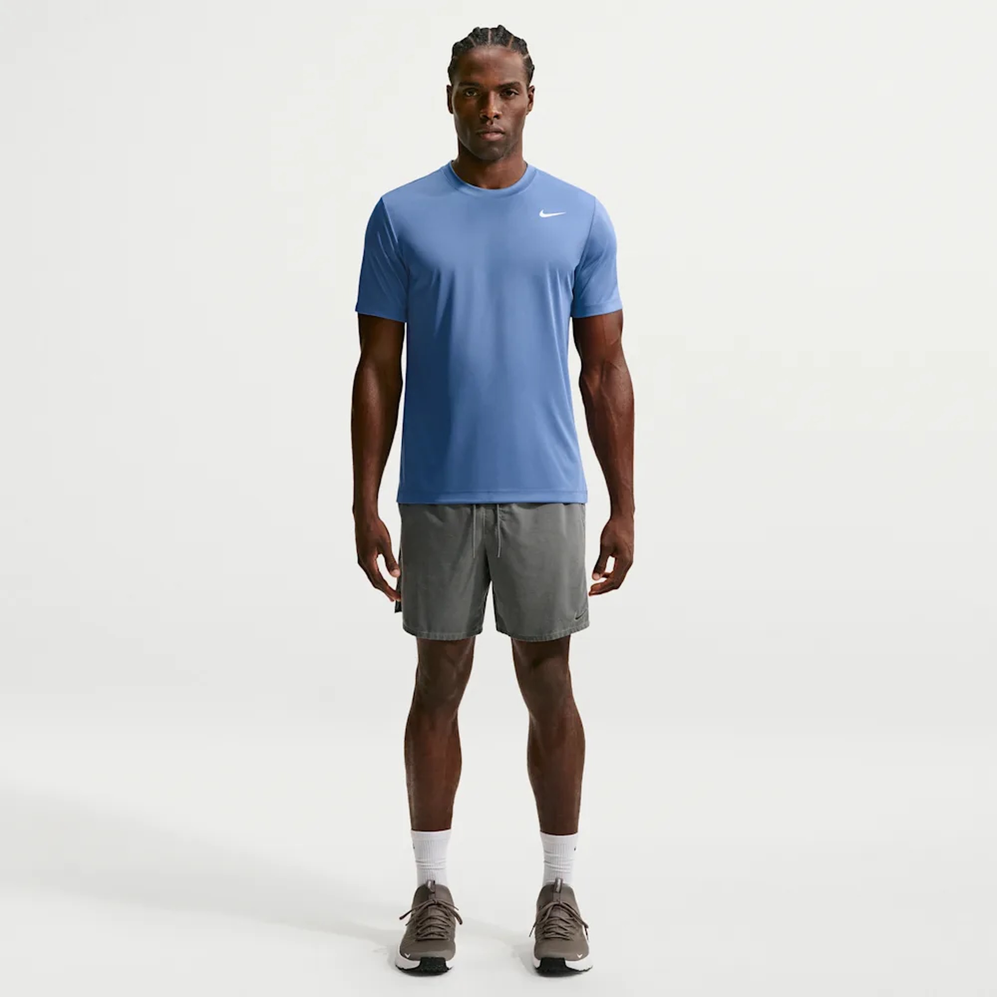 Nike Polera de Entrenamiento Dri-FIT, AZUL, hi-res