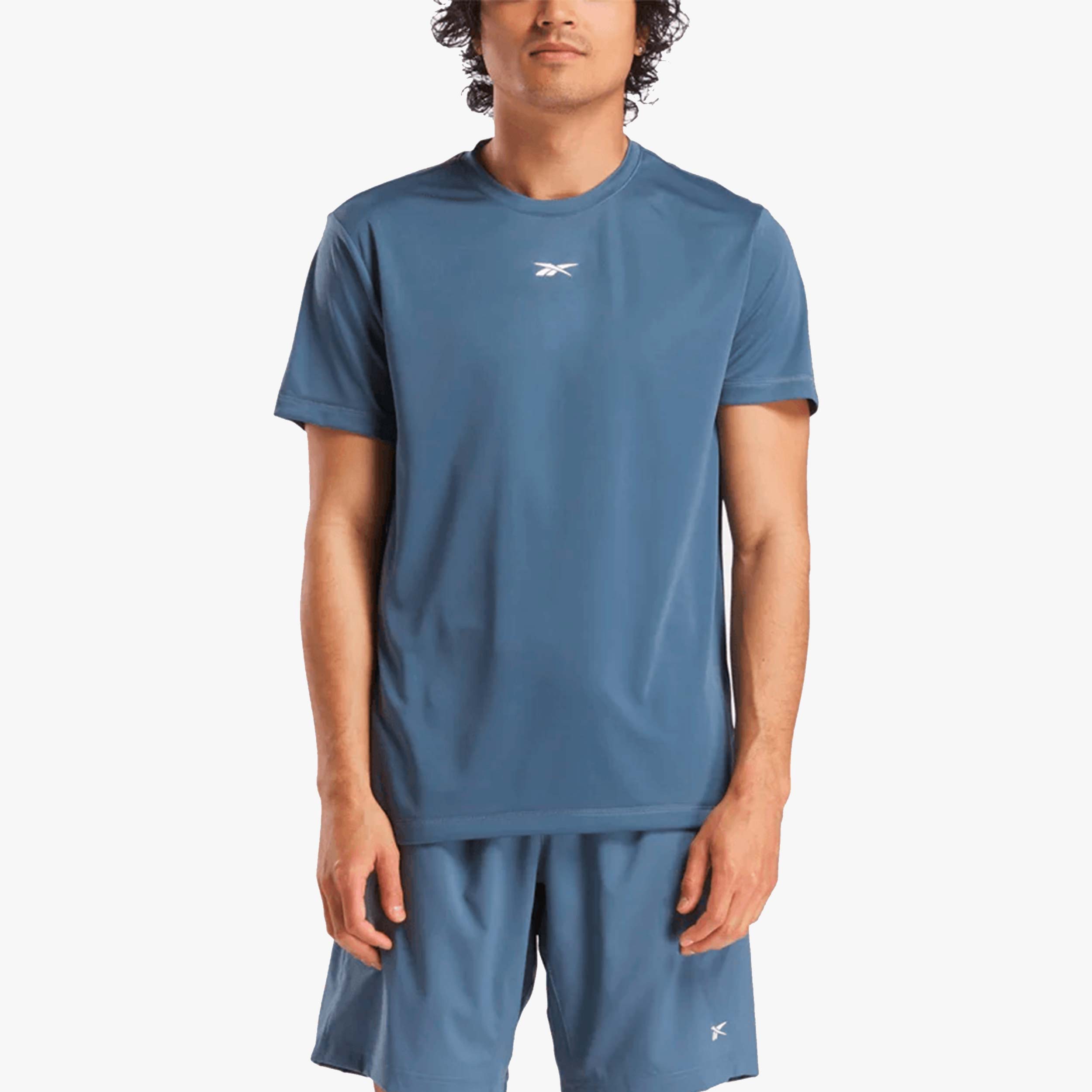 Reebok Polera ID Train Tech, AZUL, hi-res
