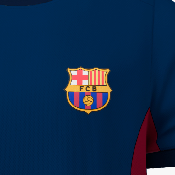 F.C. Barcelona Polera Club DNA Ni&ntilde;o, AZUL, hi-res
