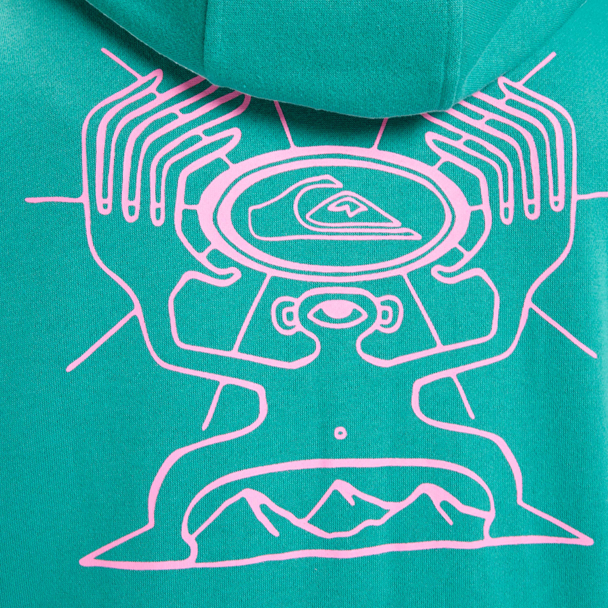 Quiksilver Poler&oacute;n GraphicZip , VERDE, hi-res