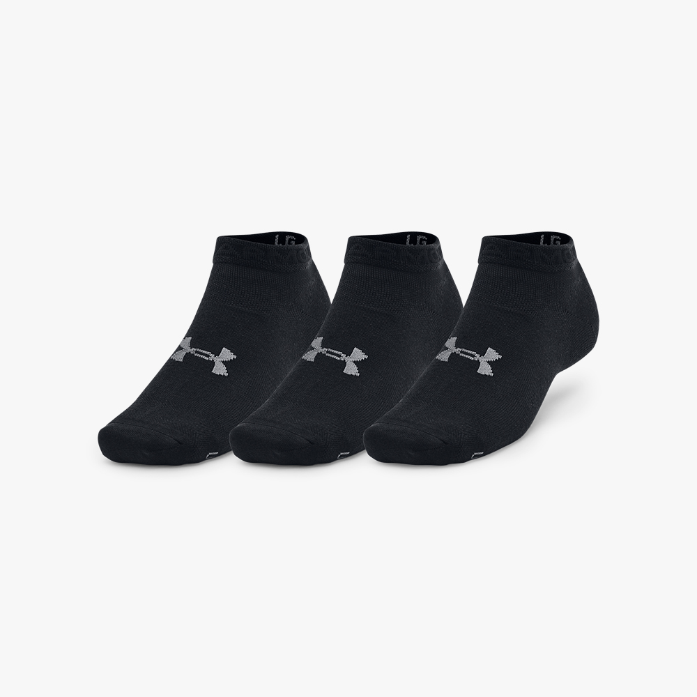 Under Calcetines Armour Essential Cortos 3 Pares, NEGRO, hi-res
