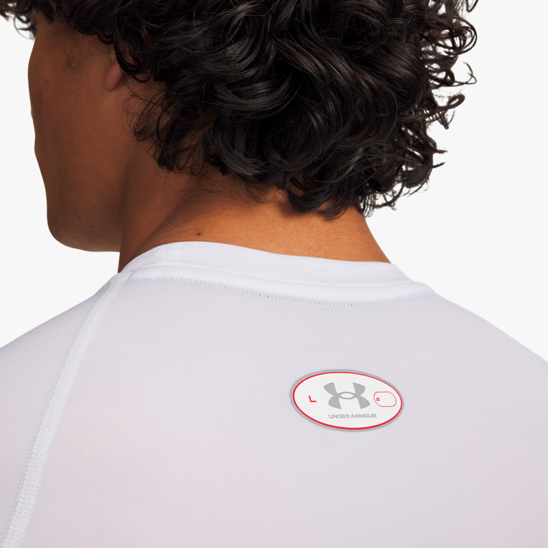 Under Armour Polera HeatGear Elite, BLANCO, hi-res