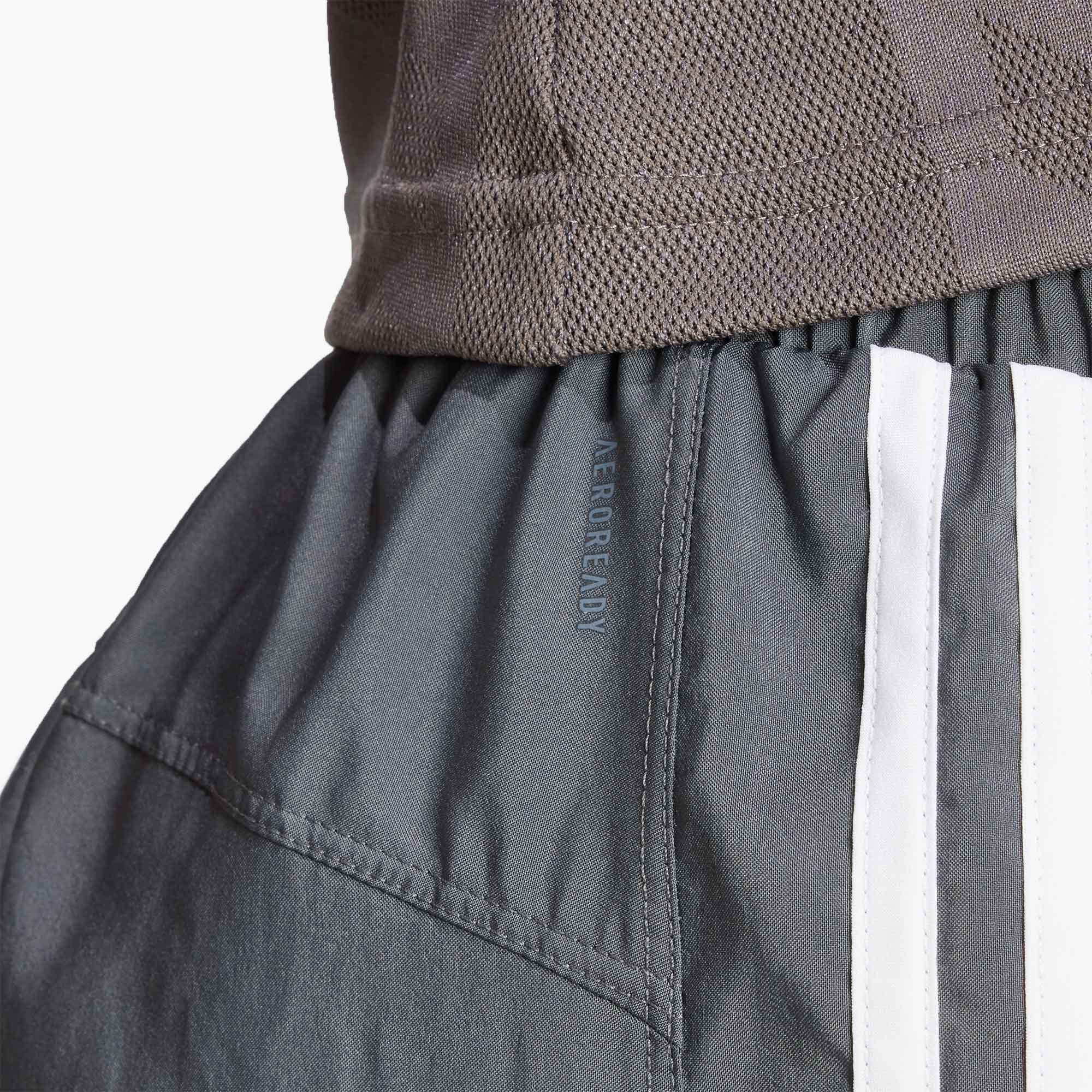 adidas Shorts Pacer Training 3 Tiras Tejidos, GRIS, hi-res