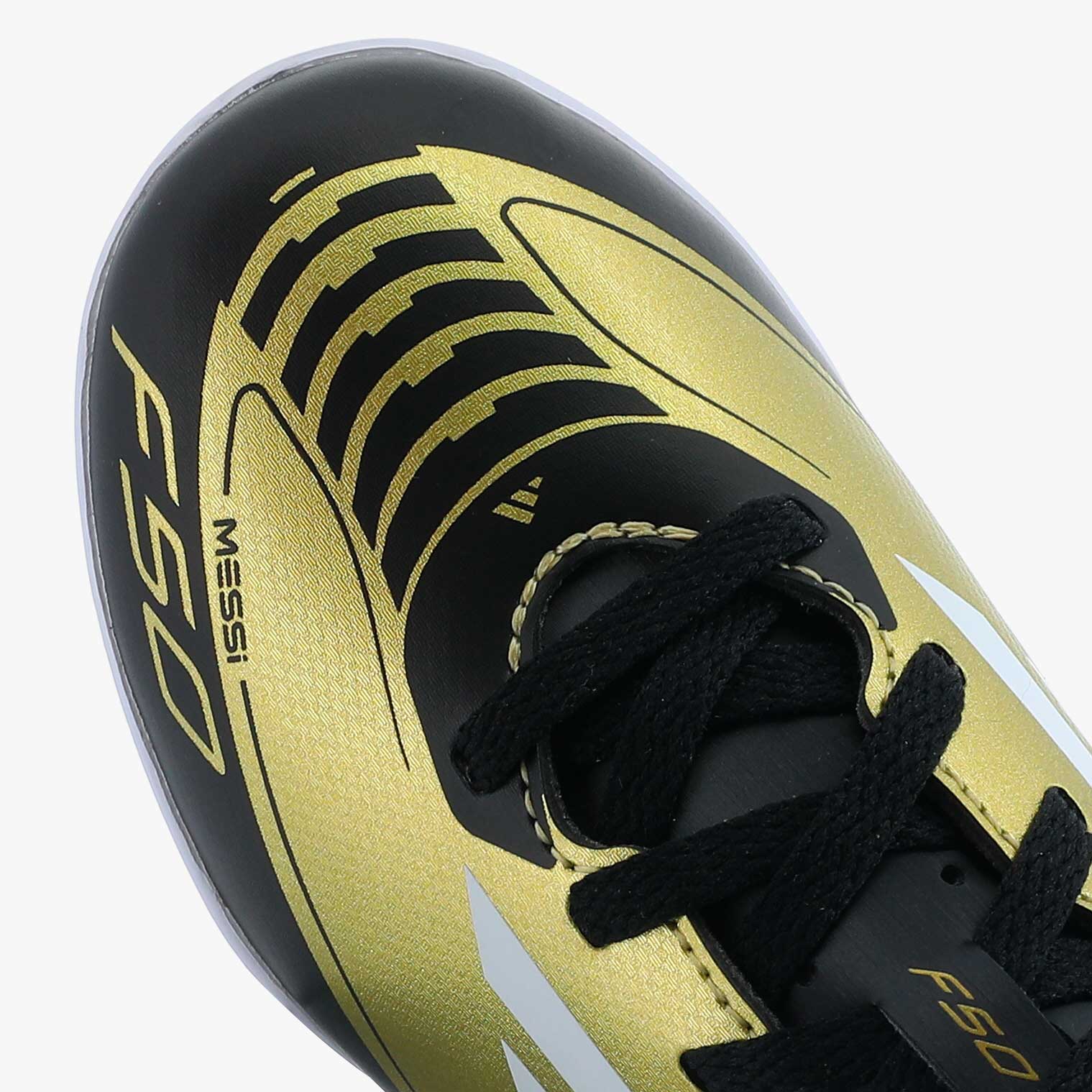 adidas Zapatillas F50 Club Turf J Messi, AMARILLO, hi-res