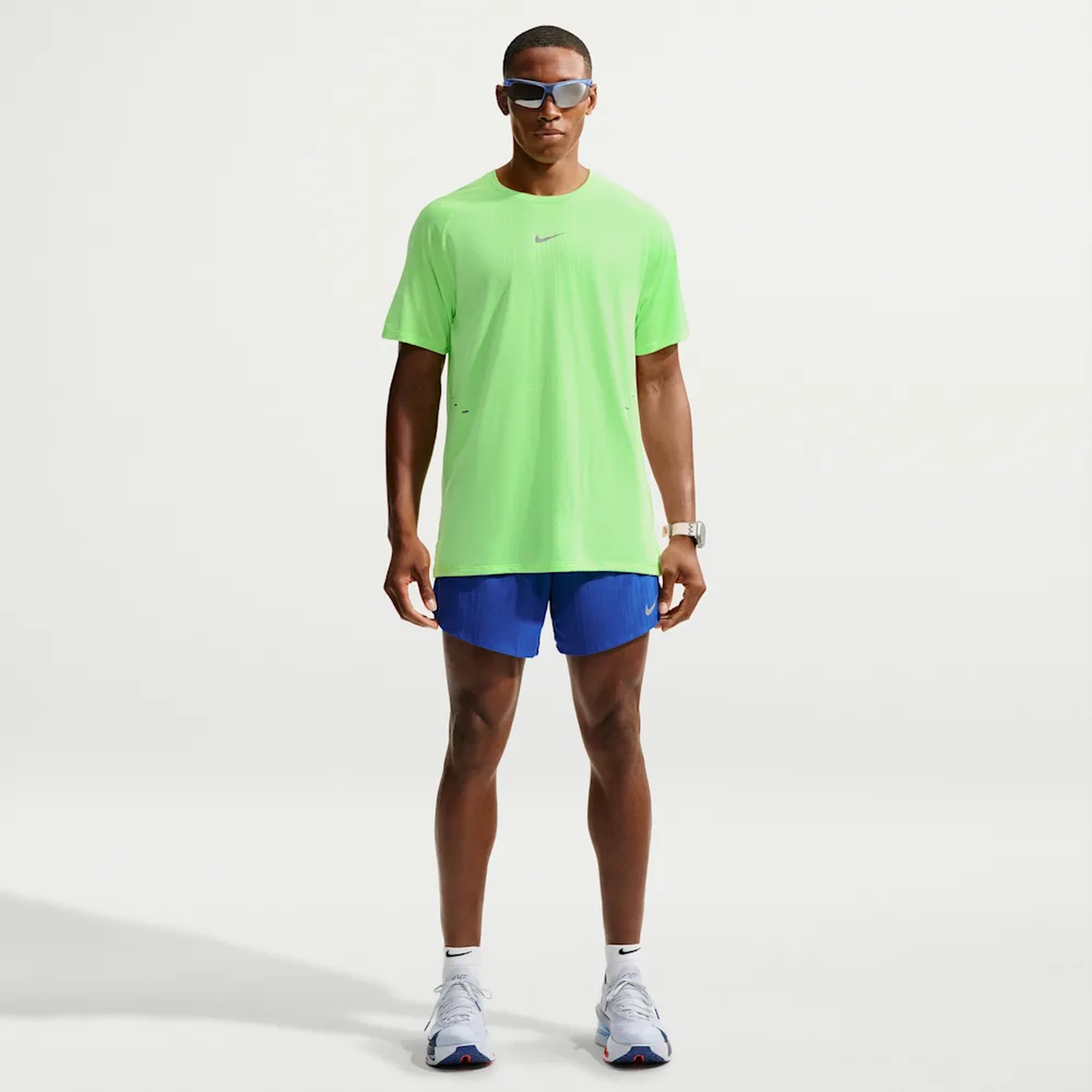 Nike Polera Stride Aero-FIT, AMARILLO, hi-res