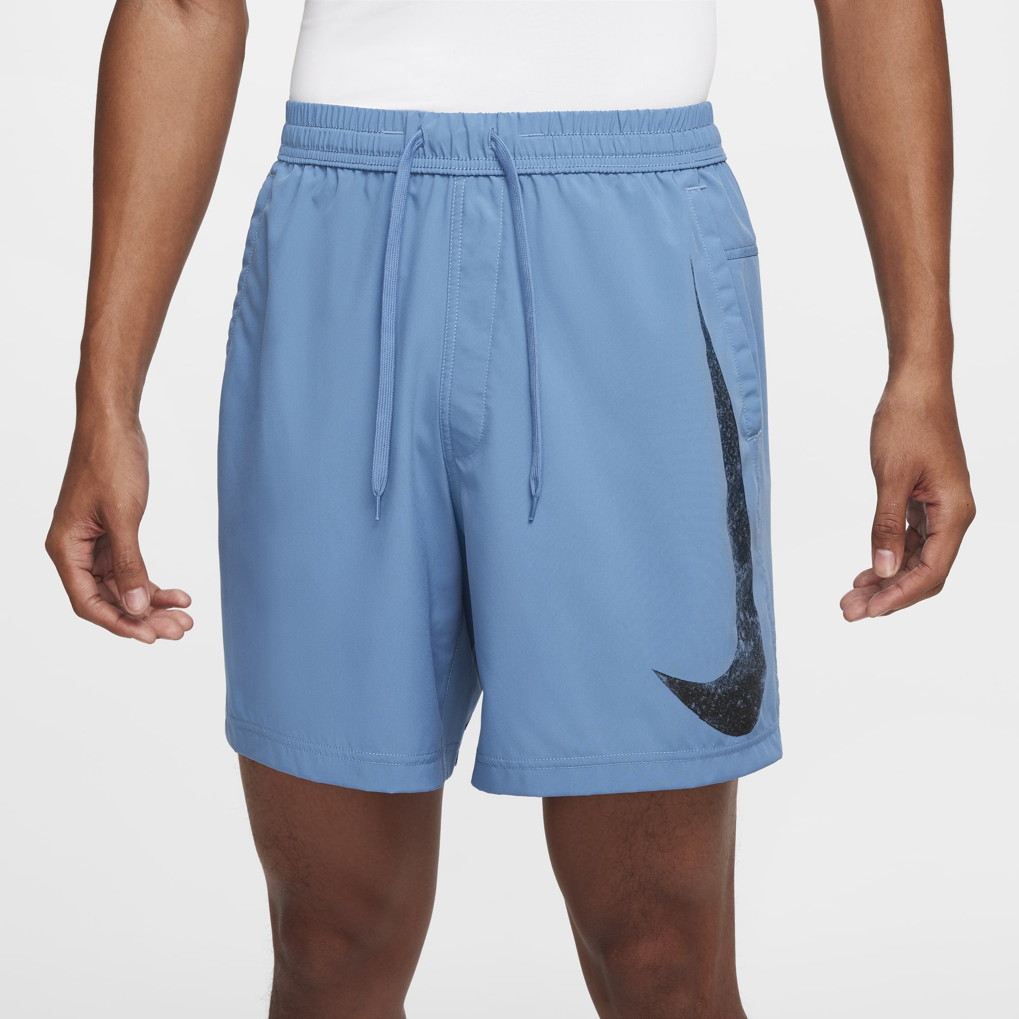 Nike Shorts Form Swoosh, AZUL, hi-res