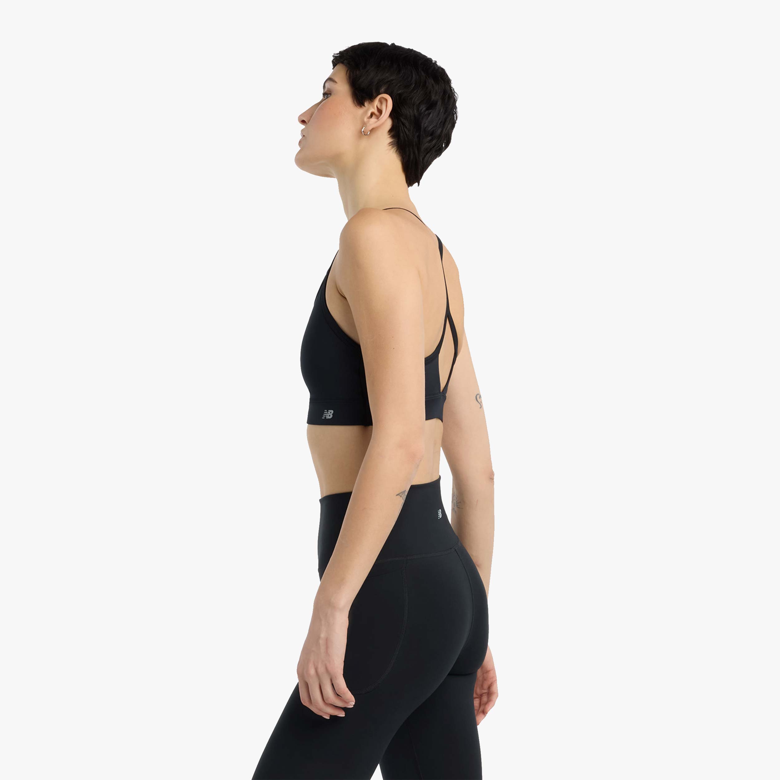 New Balance Top Deportivo Essential Yoga, NEGRO, hi-res