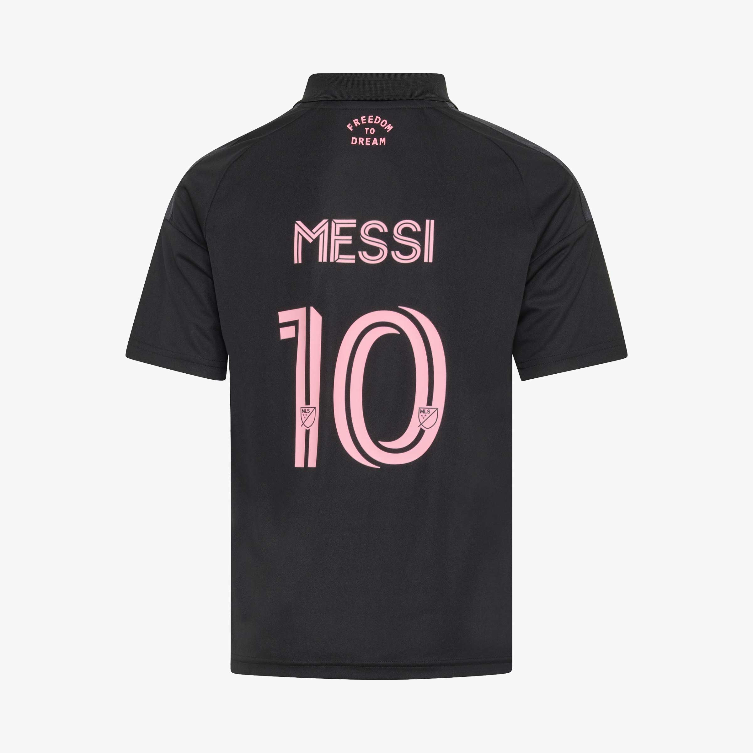 adidas Camiseta Inter Miami Visitante 26/27 Messi Ni&ntilde;o, NEGRO, hi-res