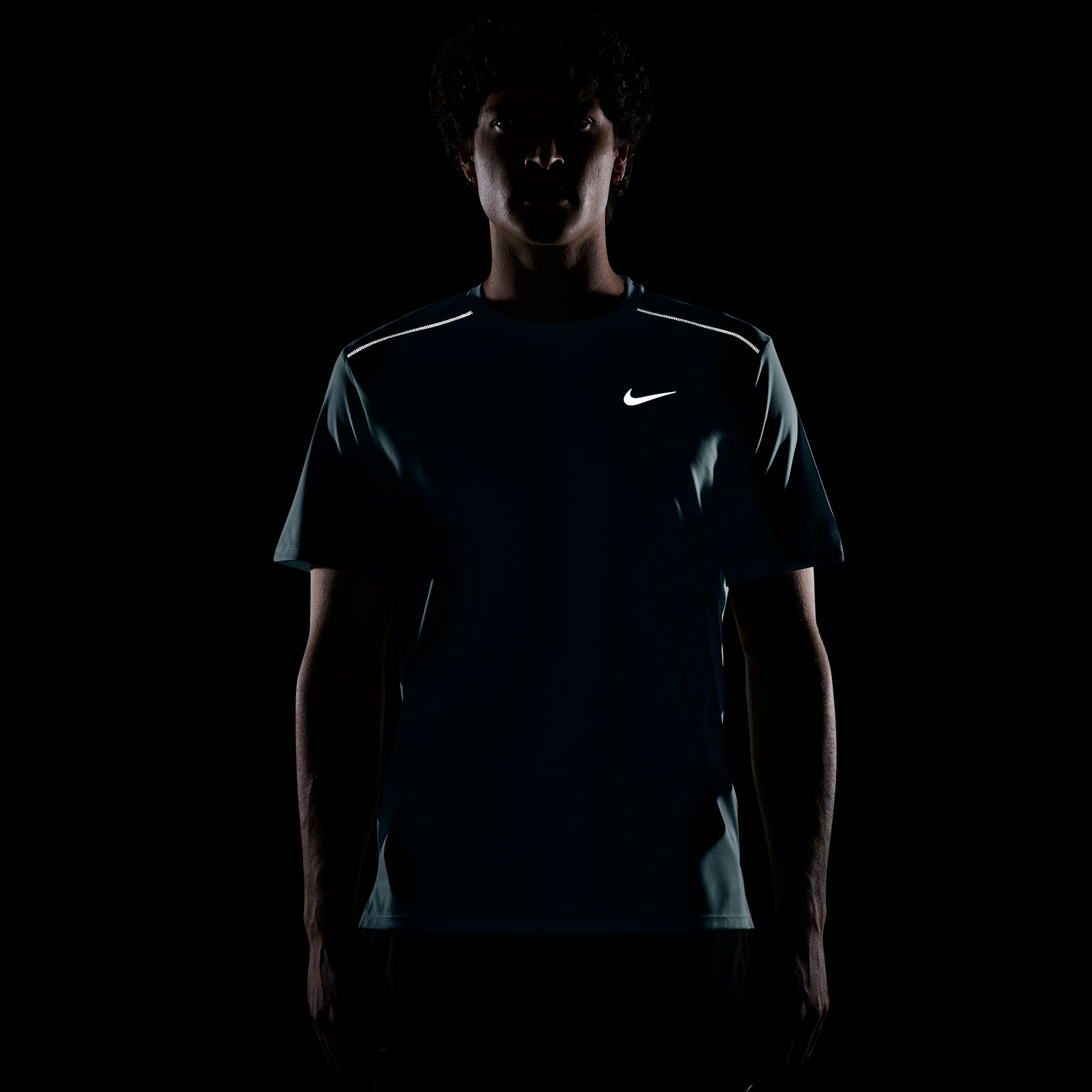 Nike Polera Miler, VERDE, hi-res