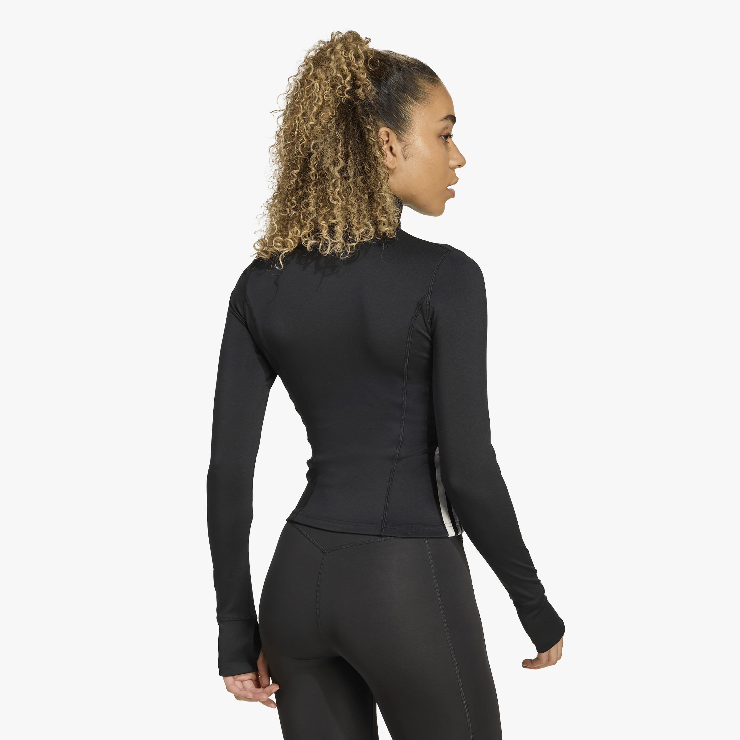 adidas Chaqueta 3 Tiras Workout Essentials, NEGRO, hi-res