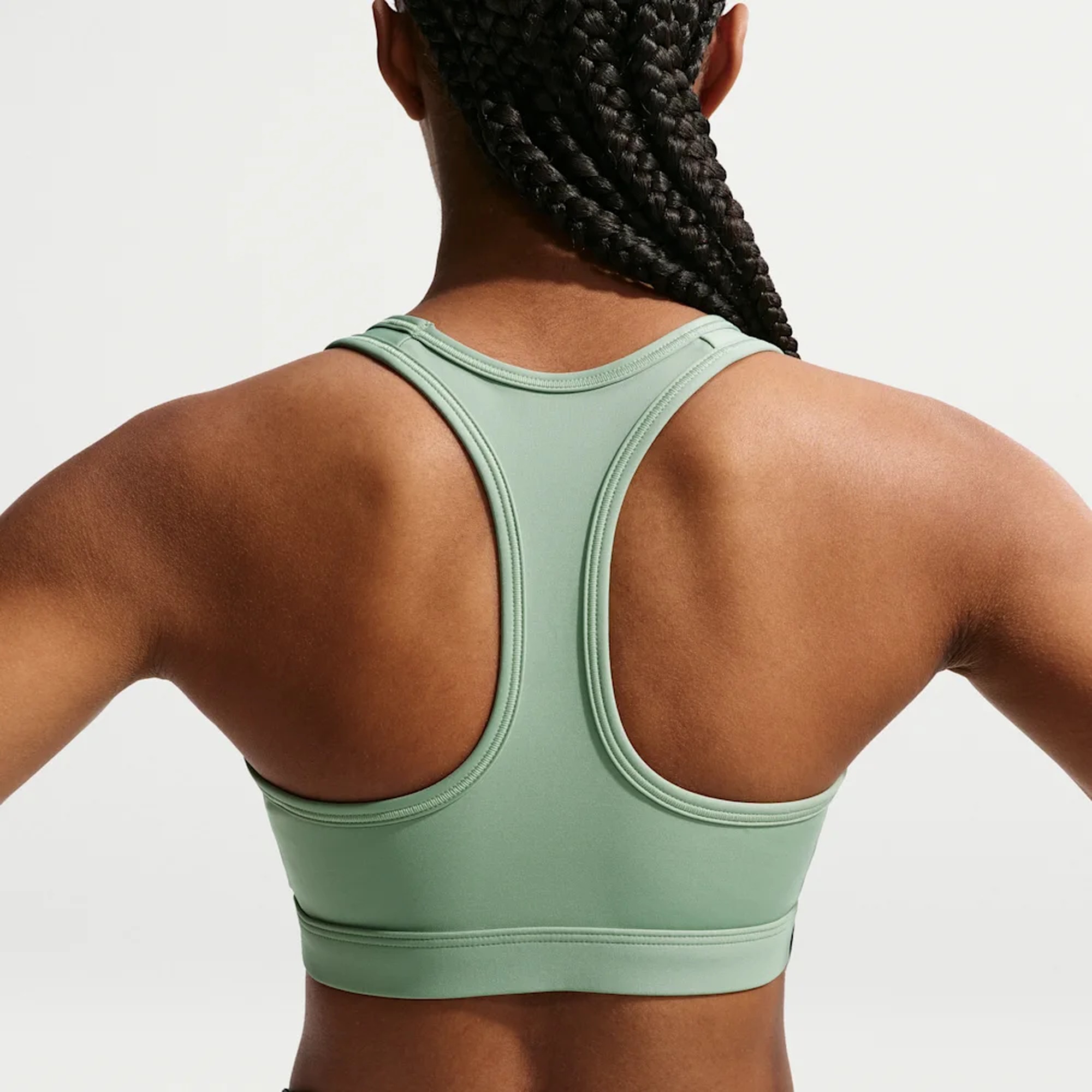 Nike Top Deportivo Swoosh Medium Support, NEGRO, hi-res