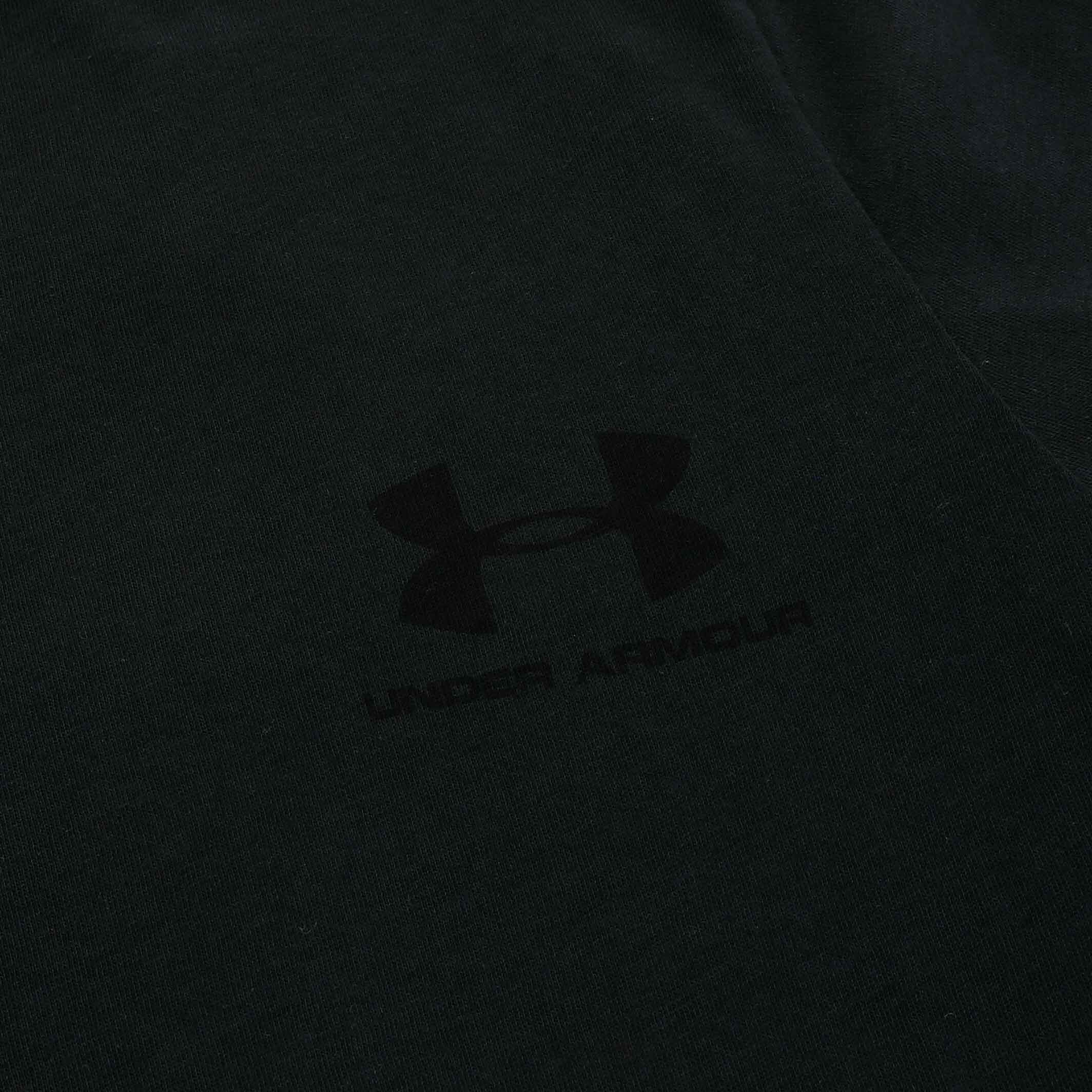 Under Armour Polera Left Chest Logo, NEGRO, hi-res