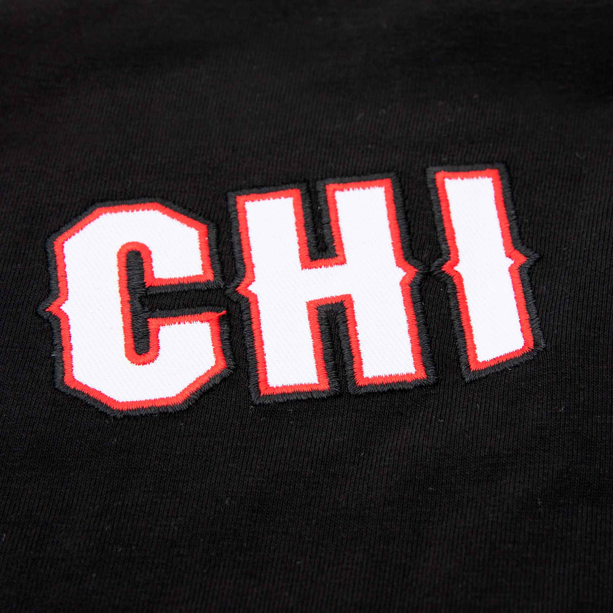 NBA Polera Two Seam Bulls, NEGRO, hi-res