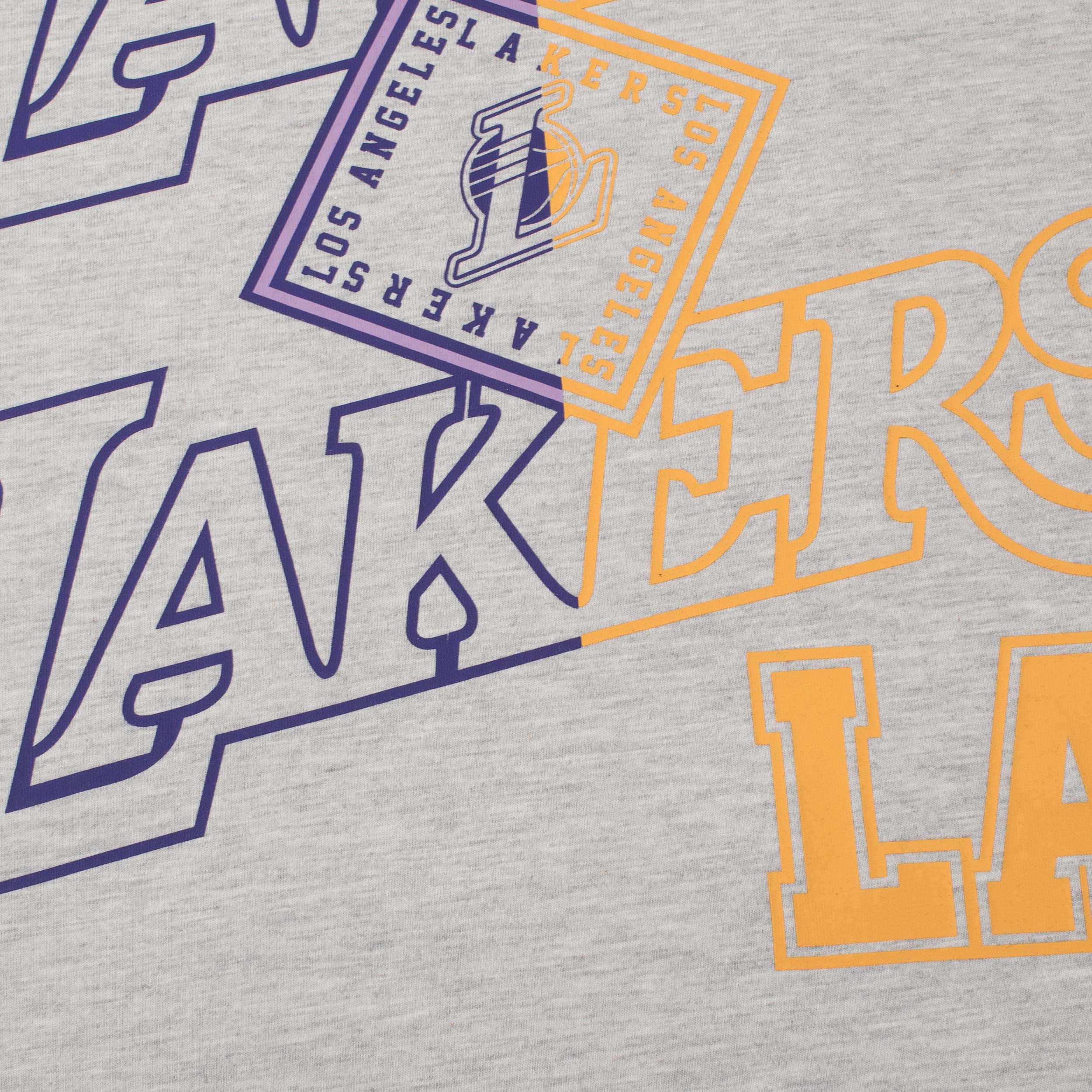 NBA Polera Los Angeles Lakers, GRIS, hi-res