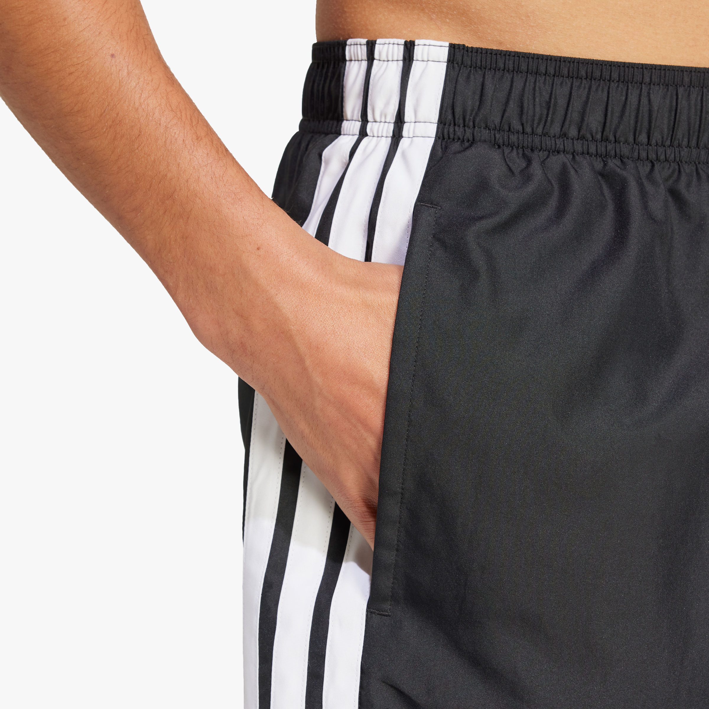 adidas Shorts de Natación 3-Inch 3 Bandas, NEGRO, hi-res