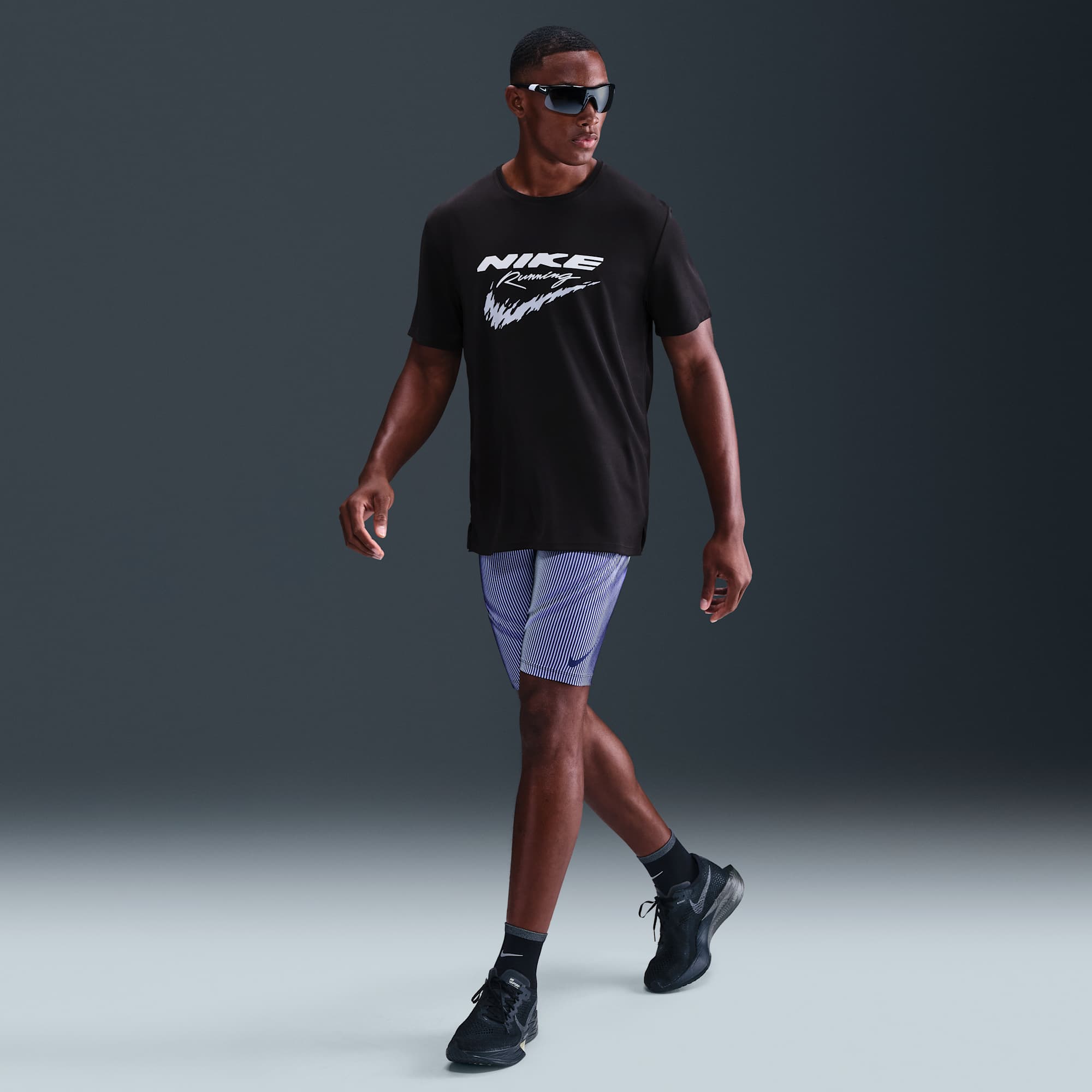 Nike Miler, NEGRO, hi-res