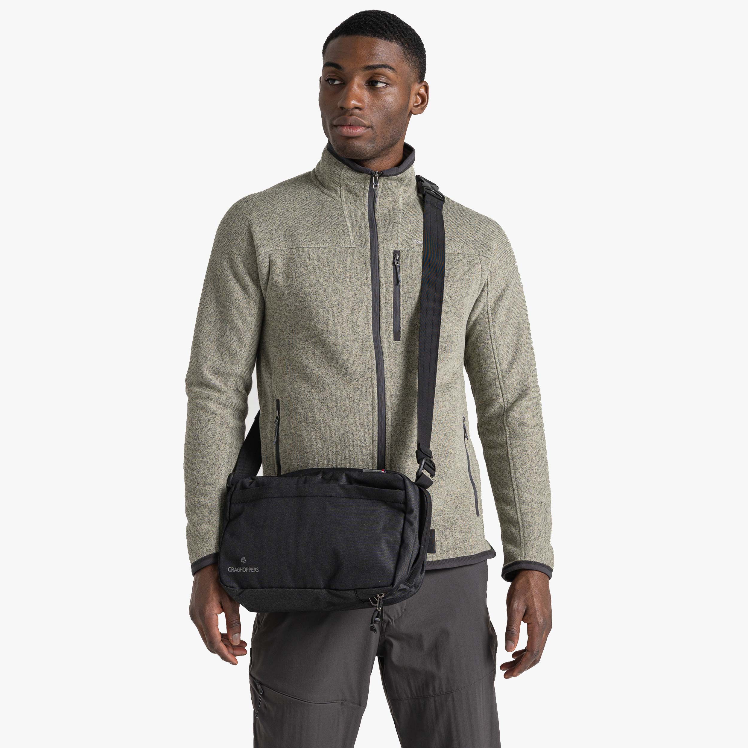 Craghoppers Bolso Hybrid Sling, NEGRO, hi-res