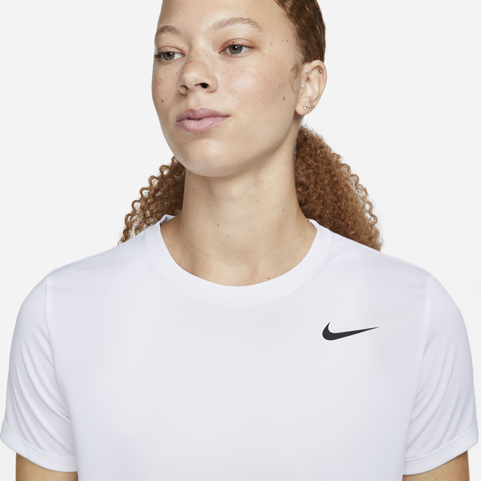 Nike Polera  Dri-FIT, BLANCO, hi-res