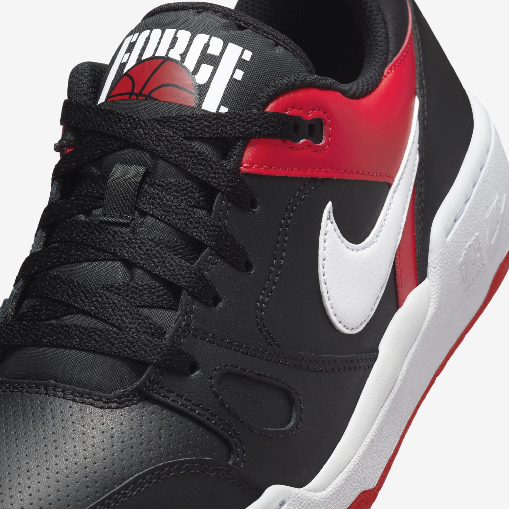 Nike Full Force Low, NEGRO, hi-res