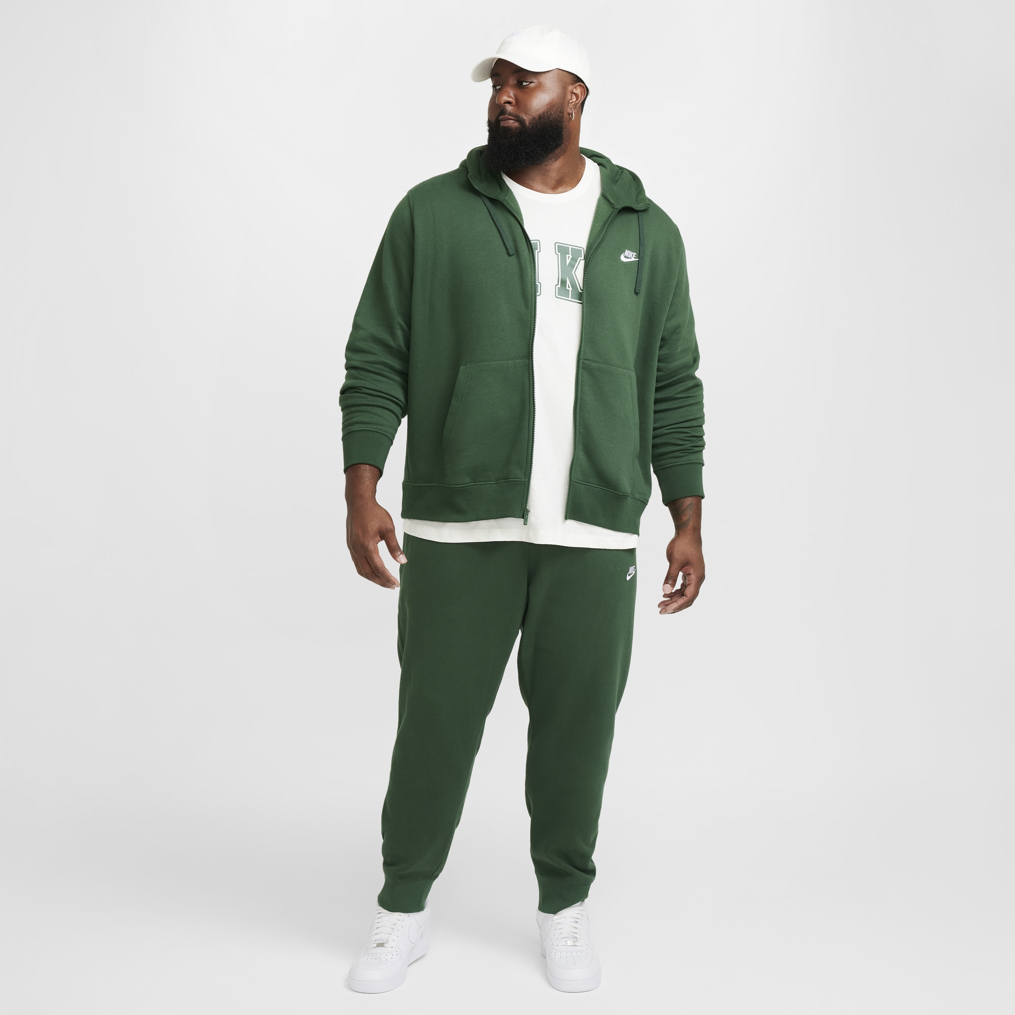 Nike Sportswear Club Fleece, VERDE, hi-res