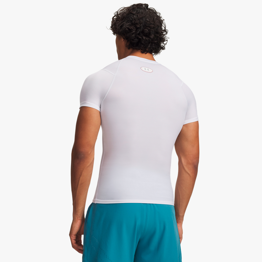 Under Armour Polera HeatGear Elite, BLANCO, hi-res