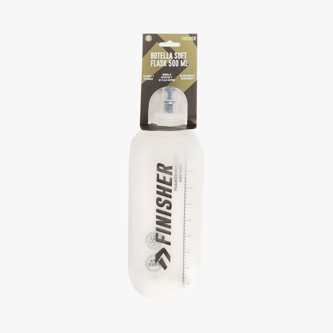 Finisher Botella Soft Flask 500cc, BLANCO, hi-res