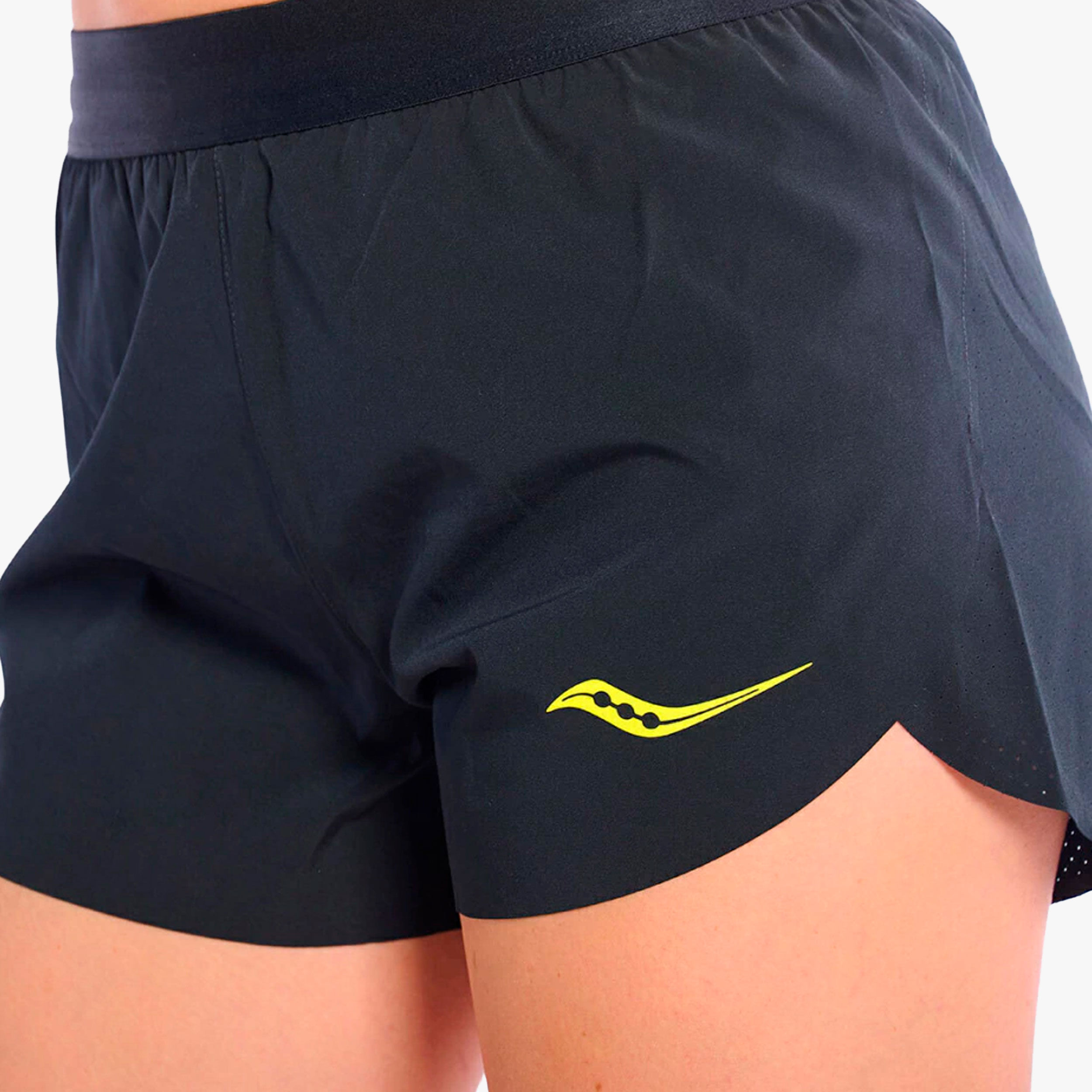 Saucony Shorts Endorphin Split, NEGRO, hi-res