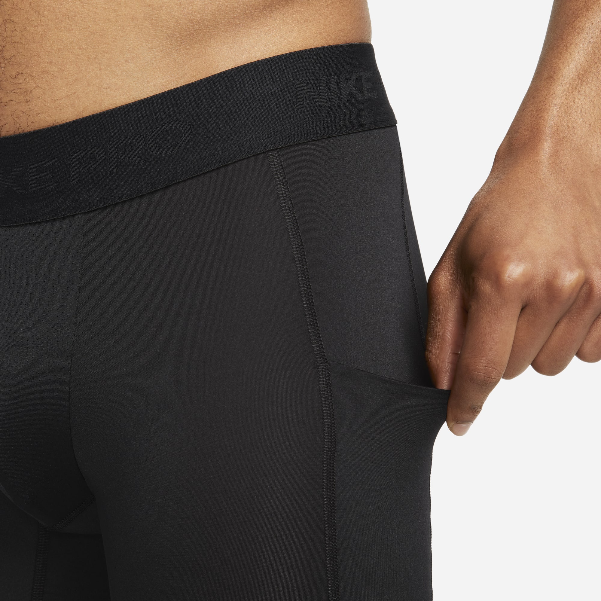 Nike Pro, NEGRO, hi-res