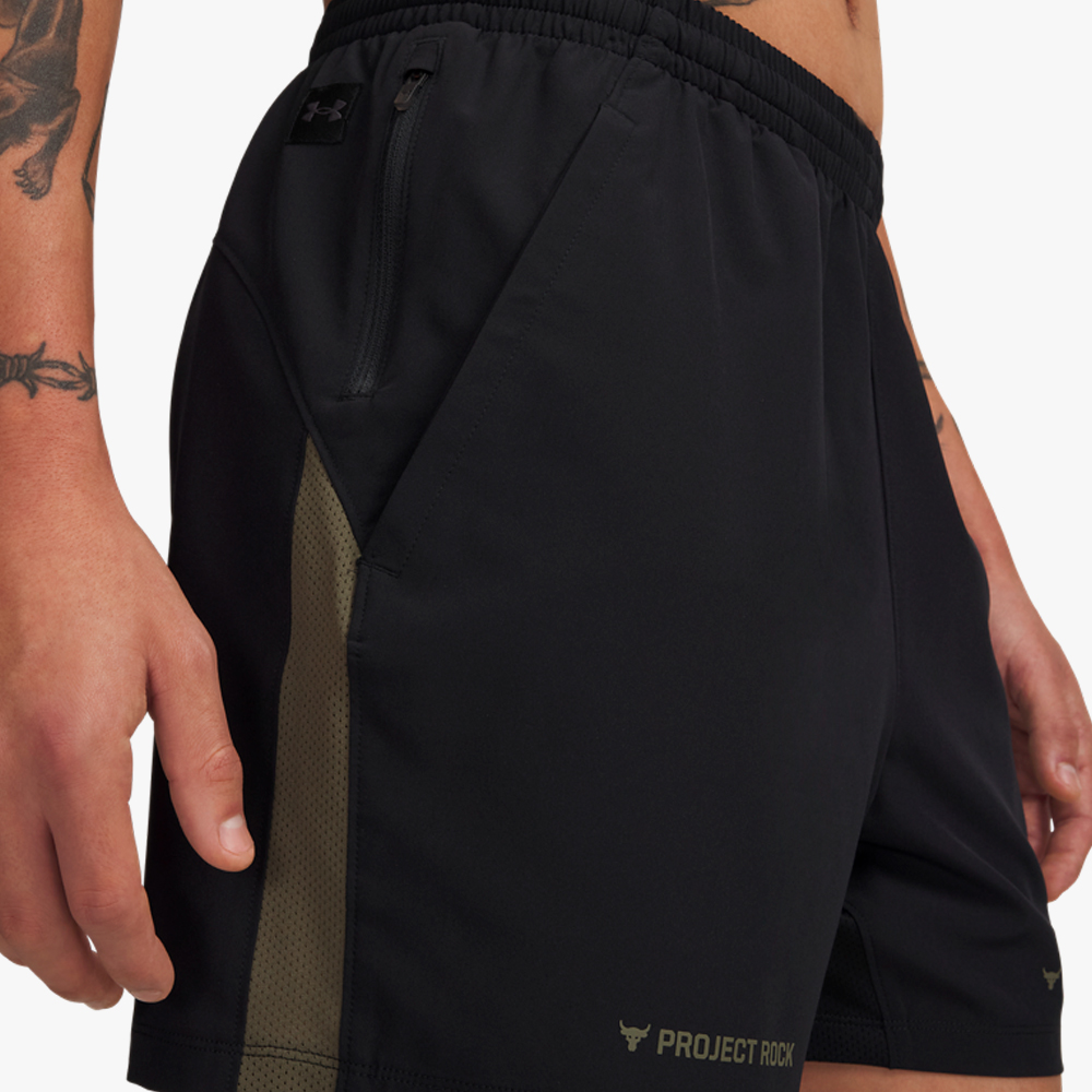 Under Armour Shorts Project Rock Ultimate, NEGRO, hi-res