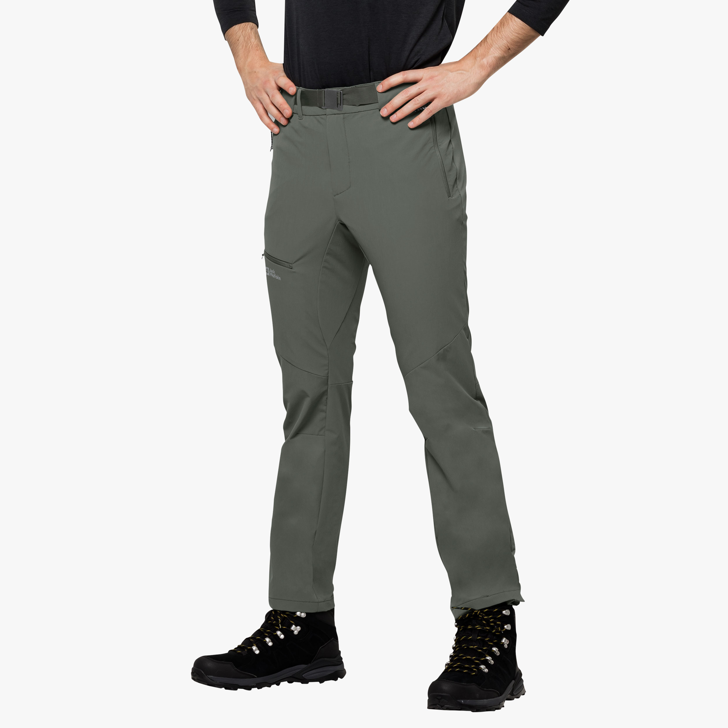 Jack Wolfskin Pantal&oacute;n Holdsteig, VERDE, hi-res
