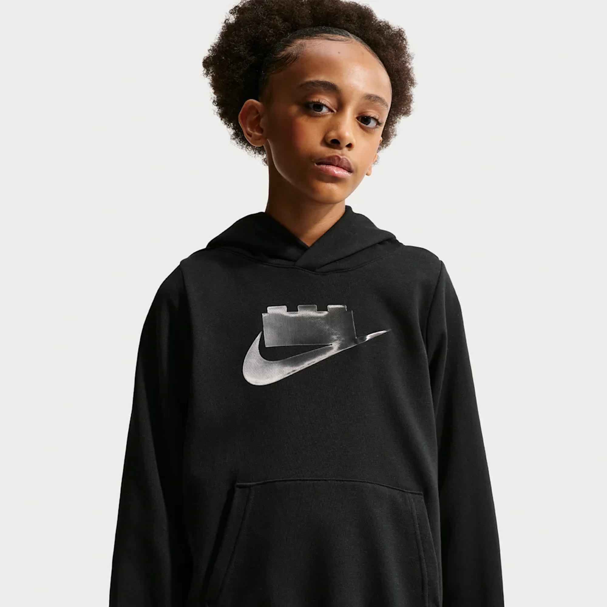Nike Poler&oacute;n Nike x LEGO Collection Ni&ntilde;os, NEGRO, hi-res