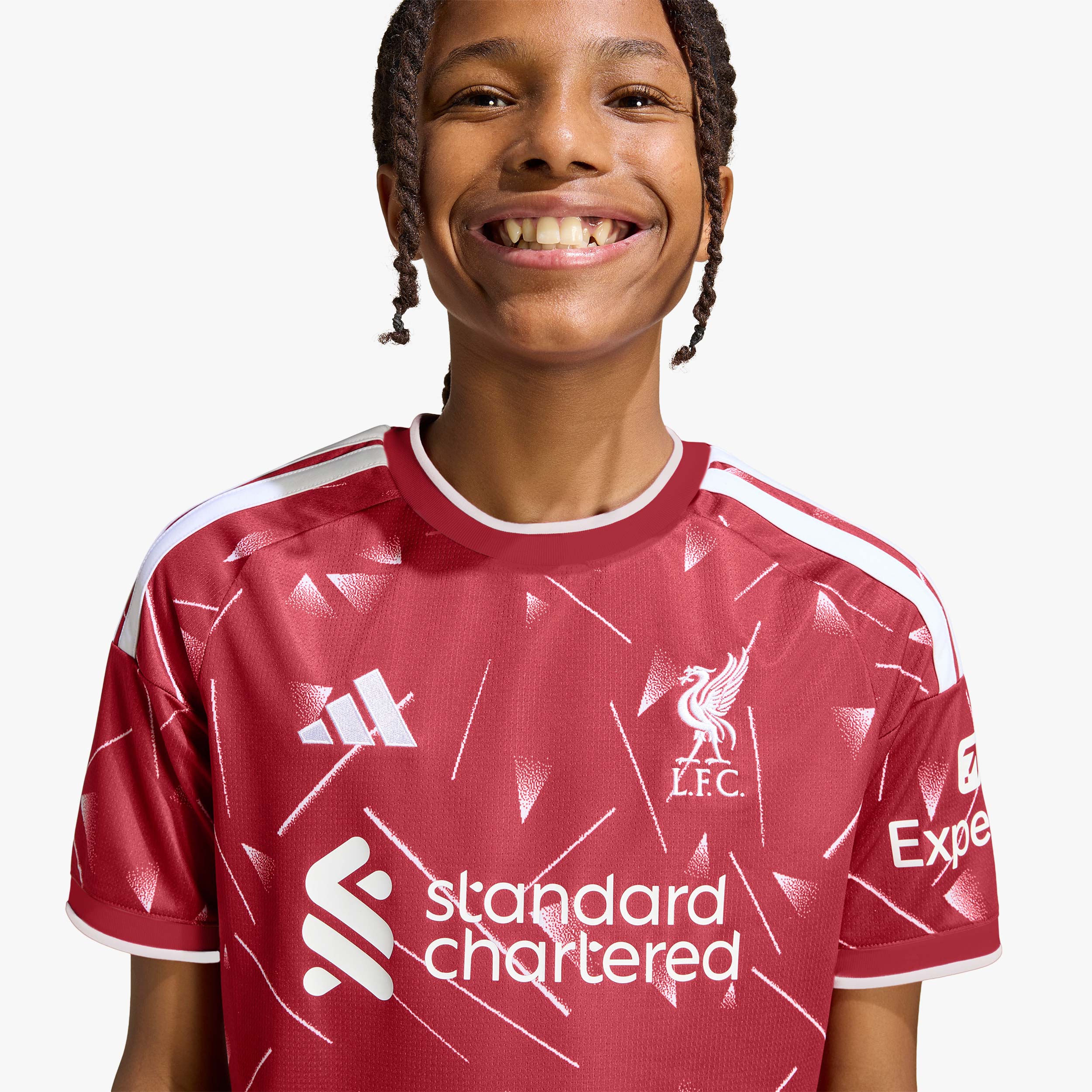 adidas Camiseta Liverpool FC Local 26/27 Ni&ntilde;os, ROJO, hi-res