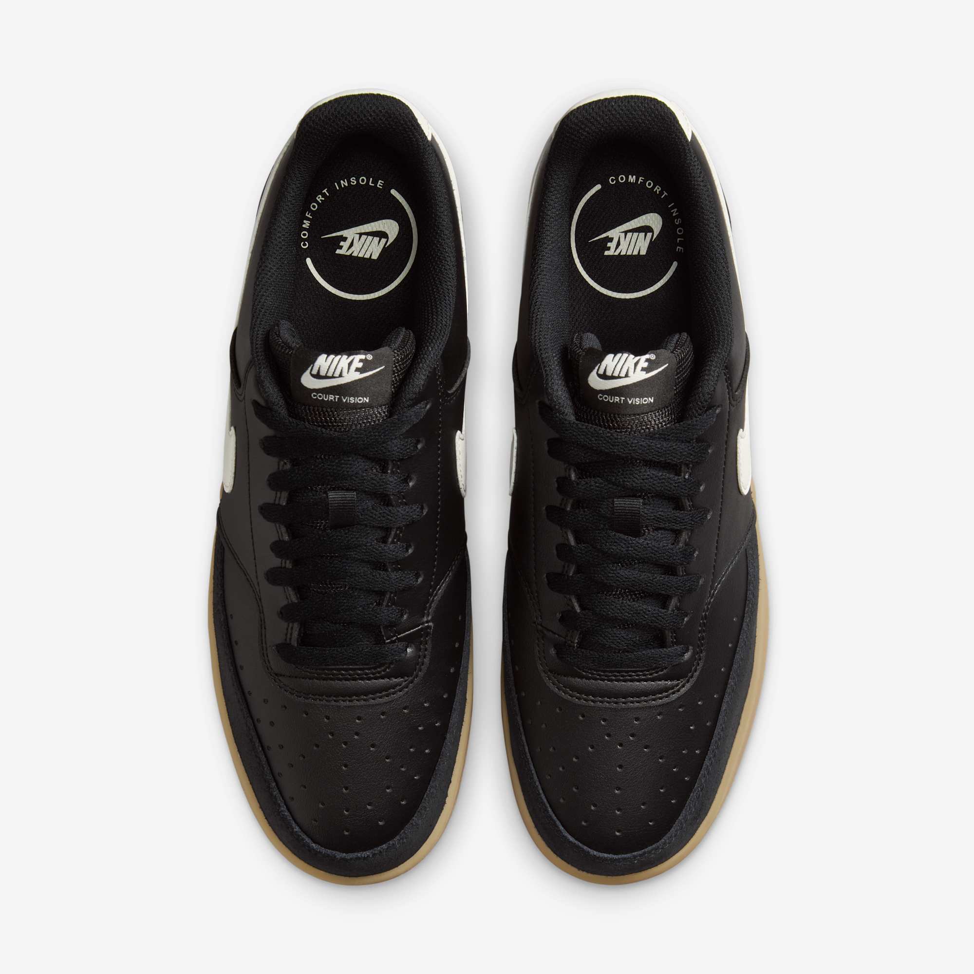 Nike Zapatillas Court Vision Low, NEGRO, hi-res