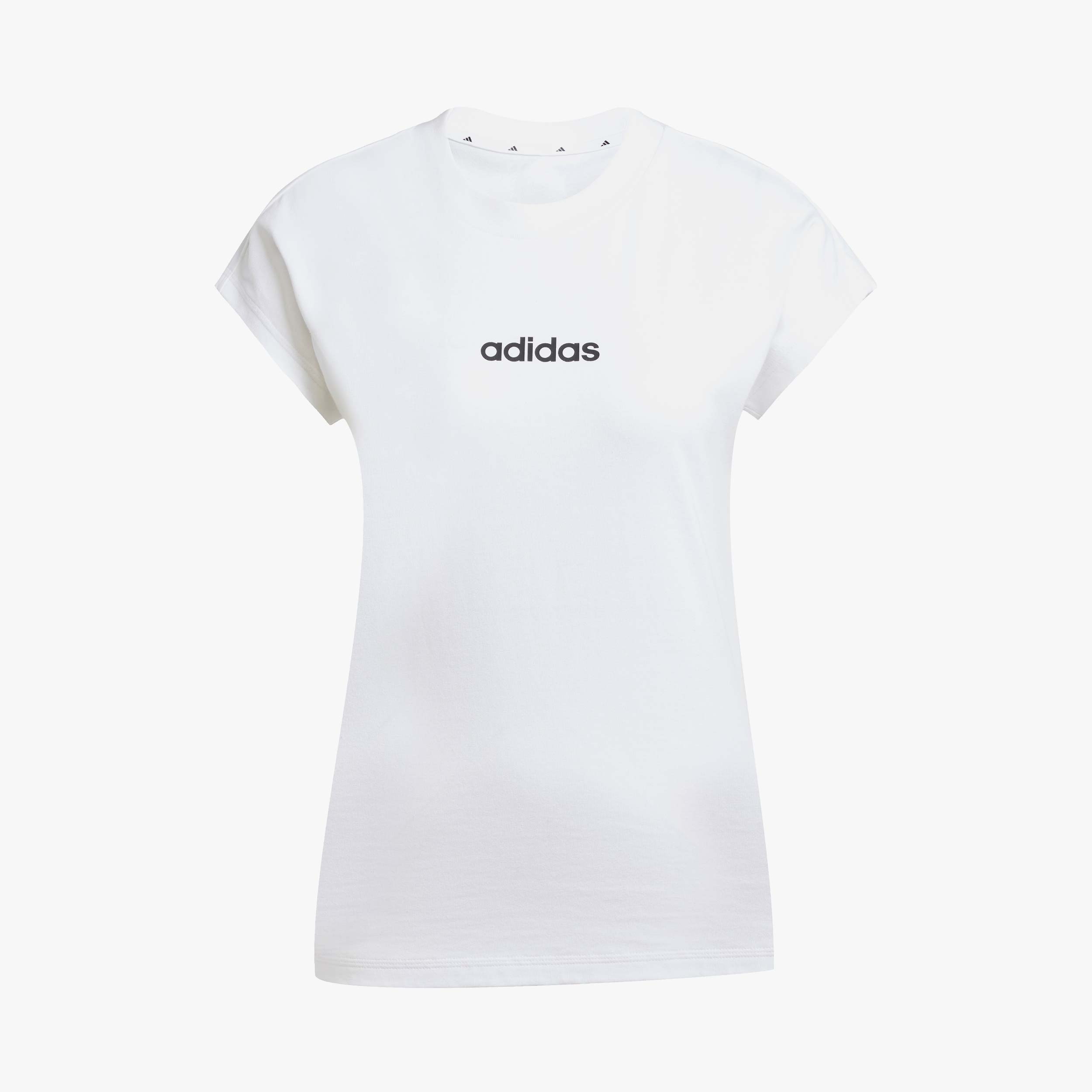 adidas Polera Essentials Linear, BLANCO, hi-res