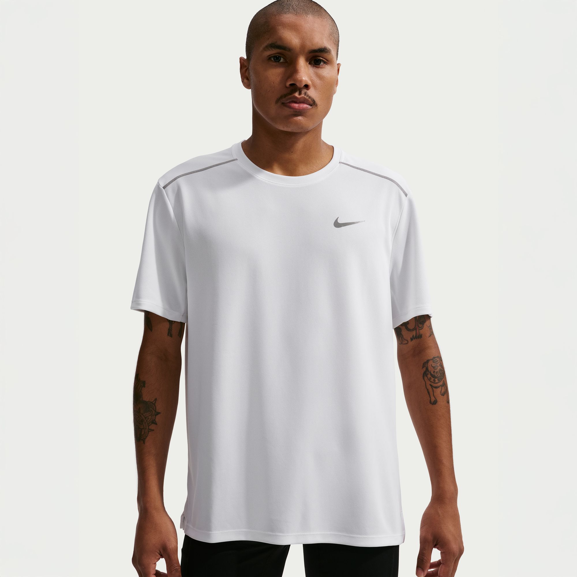 Nike Polera Miler, BLANCO, hi-res