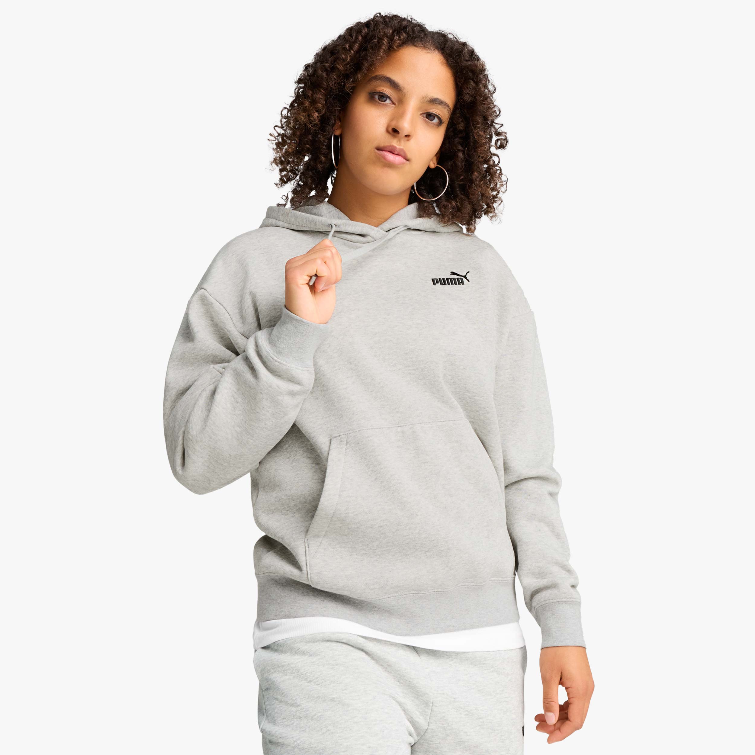 Puma Poler&oacute;n Essentials Comfort No. 1 Logo , GRIS, hi-res