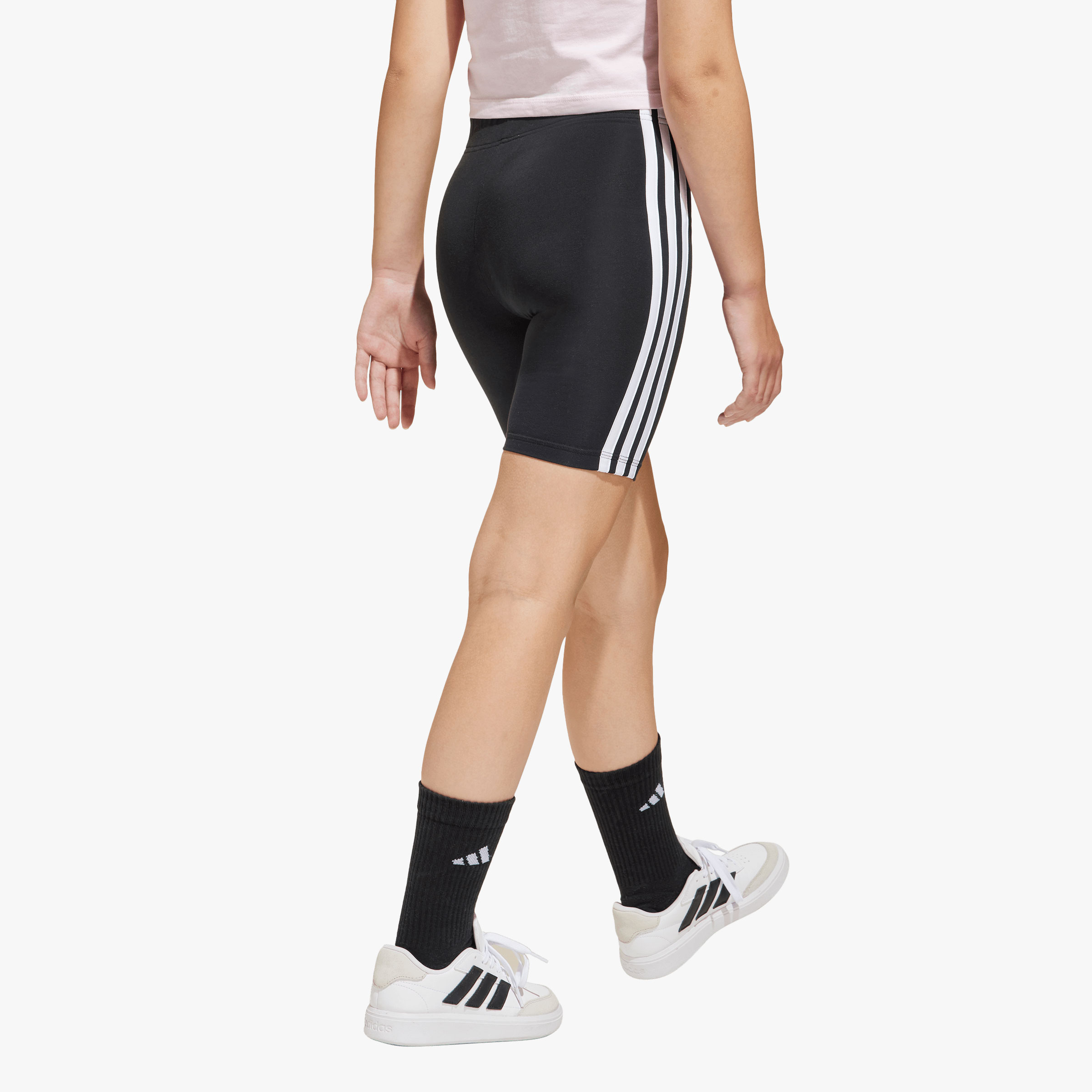 adidas Calzas Cortas Essentials para ni&ntilde;os, NEGRO, hi-res