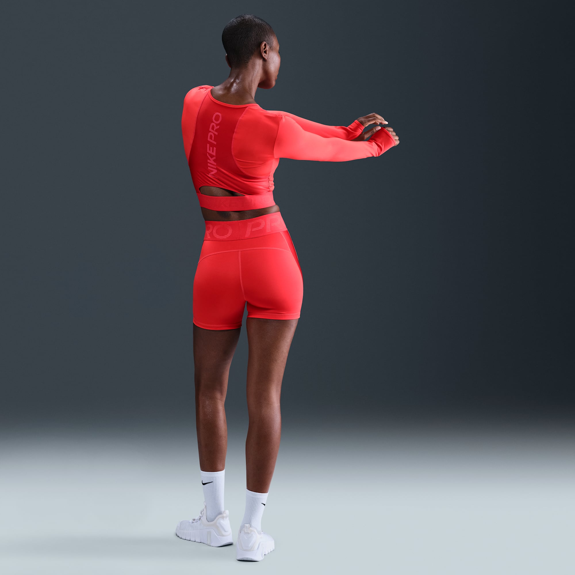 Nike Shorts Pro Sculpt, ROJO, hi-res