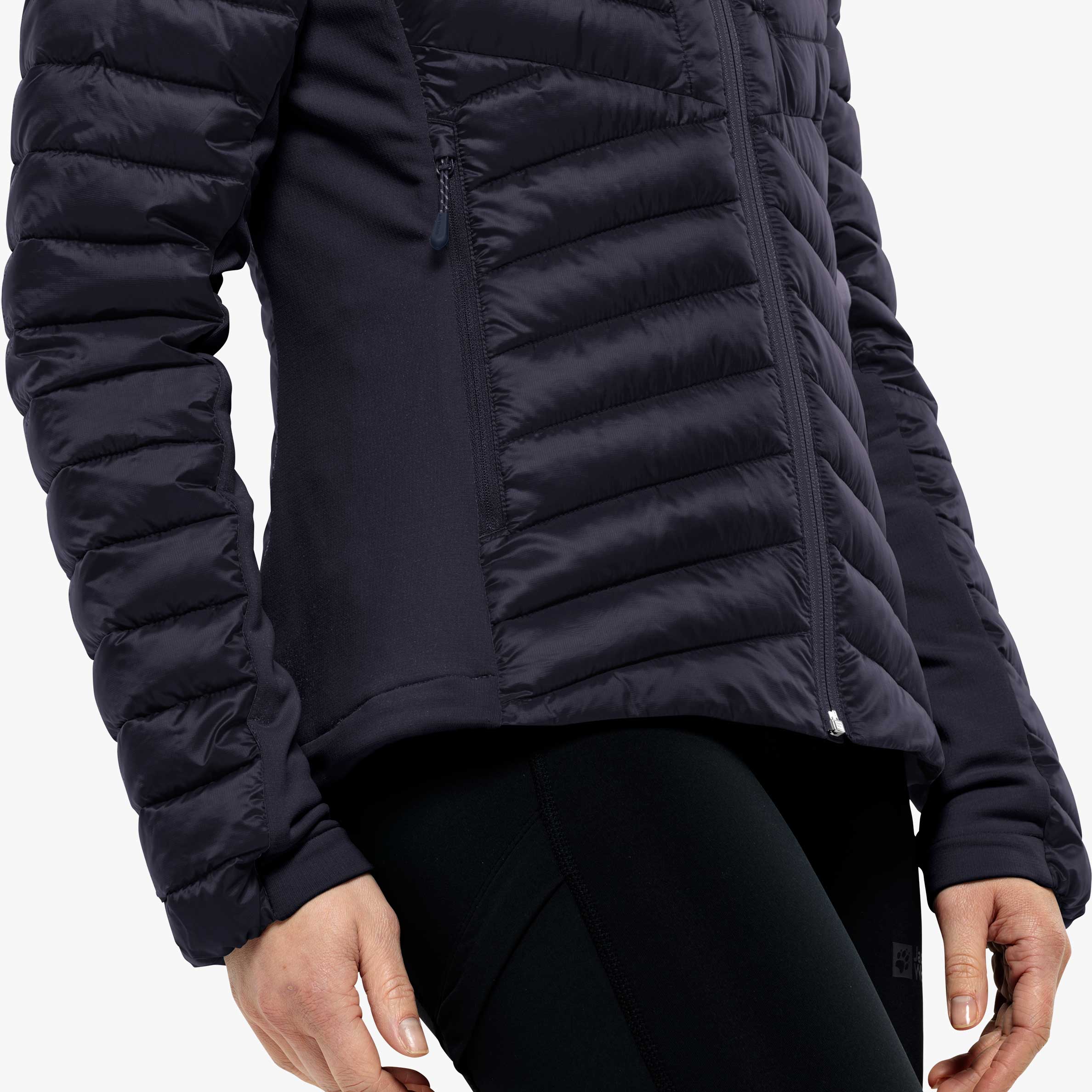 Jack Wolfskin Chaqueta Routeburn, NEGRO, hi-res