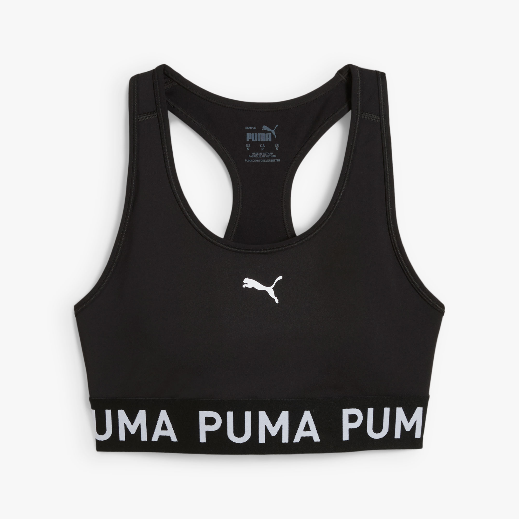 Puma Top deportivo el&aacute;stico 4KEEPS, NEGRO, hi-res